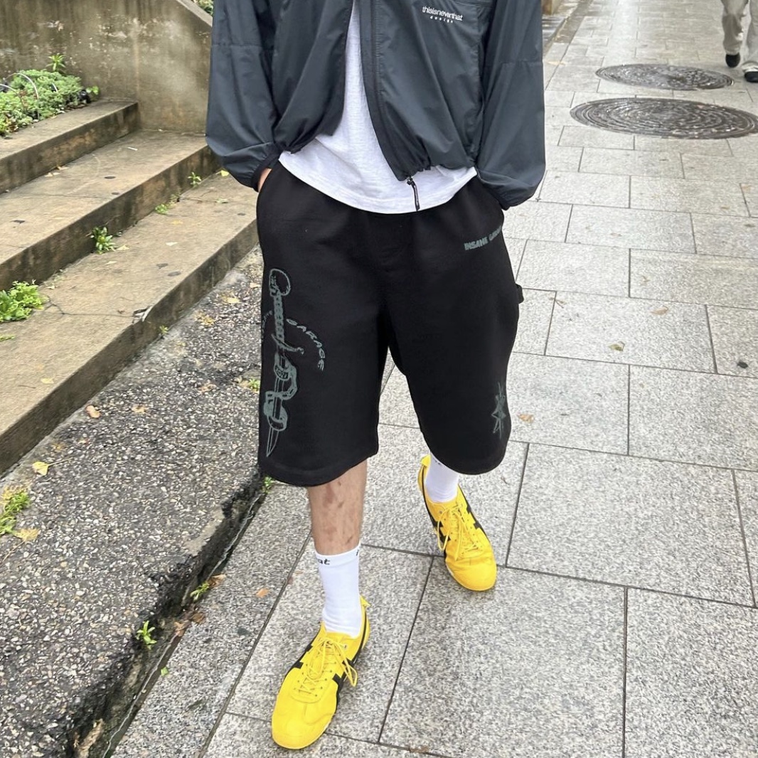 Insane Garage Carpenter Jersey Shorts Black 착용 스타일