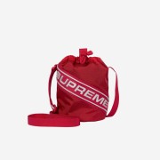 Supreme Small Cinch Pouch Red - 23FW