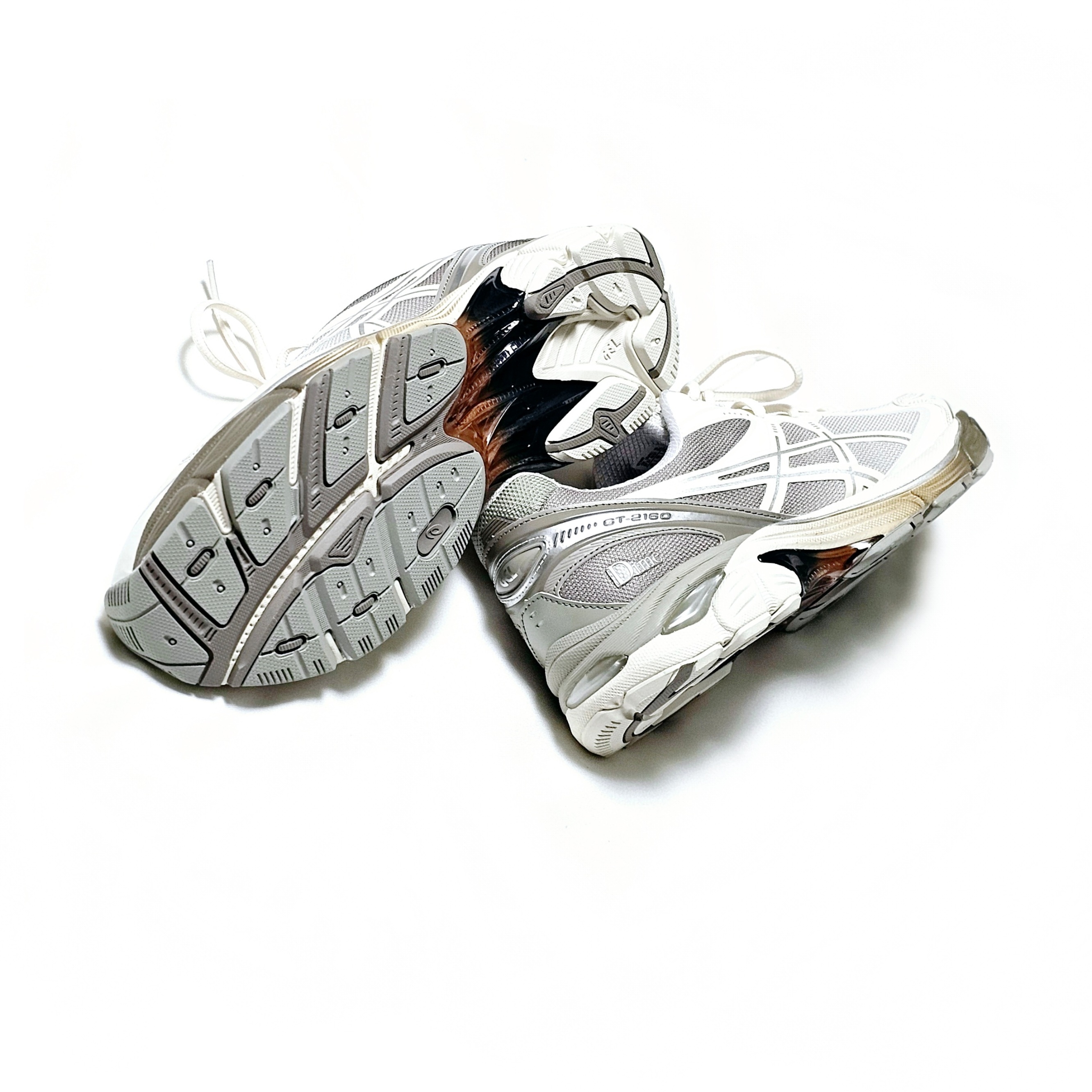 Asics x Dime GT-2160 Arctic Wolf London Fog 착용 스타일 - 4