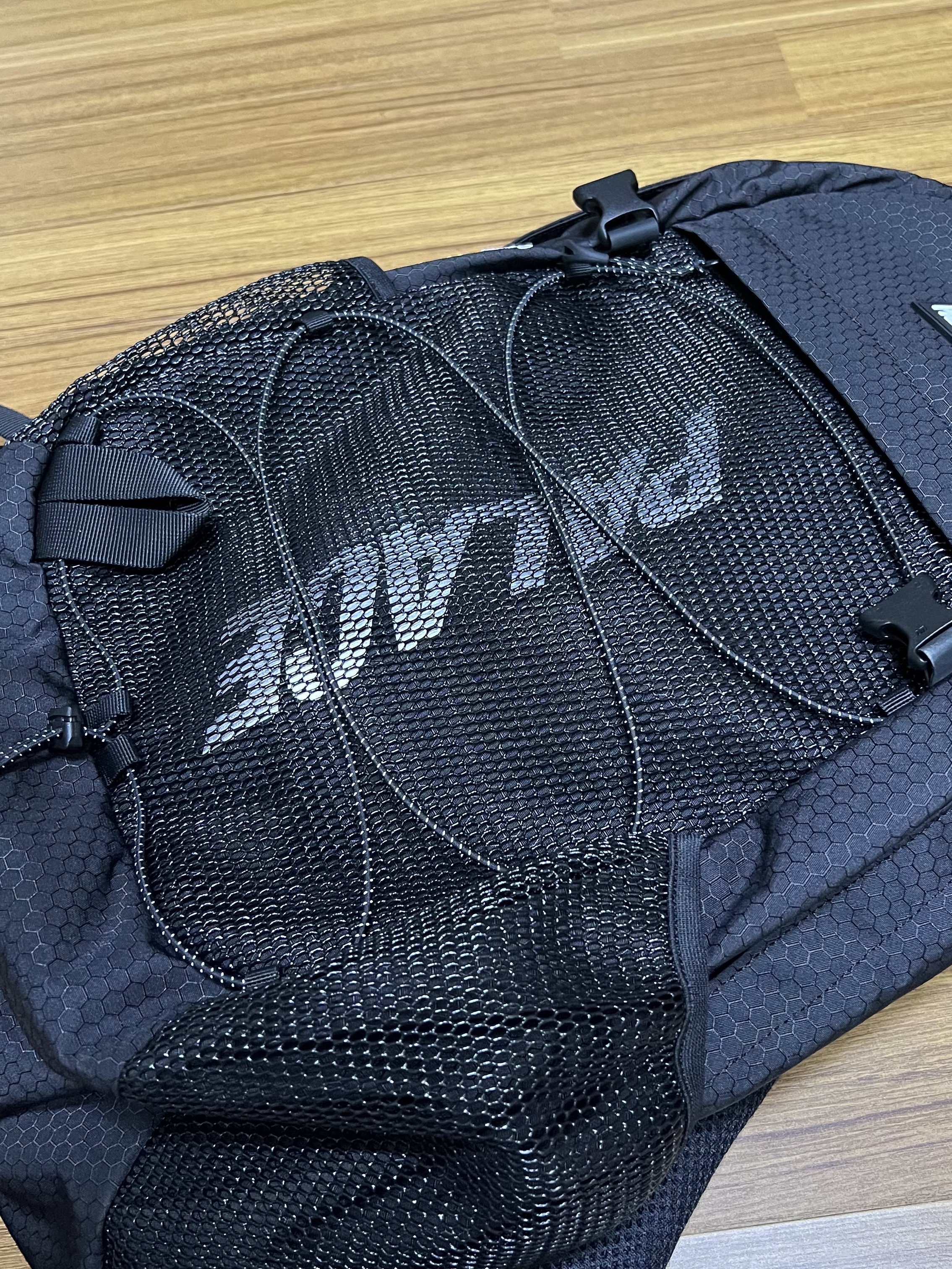Palace Cordura Eco Hex Ripstop Backpack Black - 23FW 착용 스타일 - 2