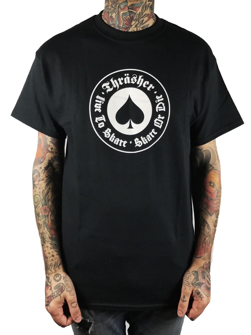 Thrasher Oath T-Shirts Black 착용 스타일
