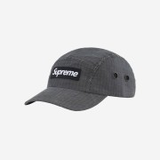 Supreme Distressed Ripstop Camp Cap Black - 23FW