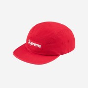 Supreme Washed Chino Twill Camp Cap Red - 23FW