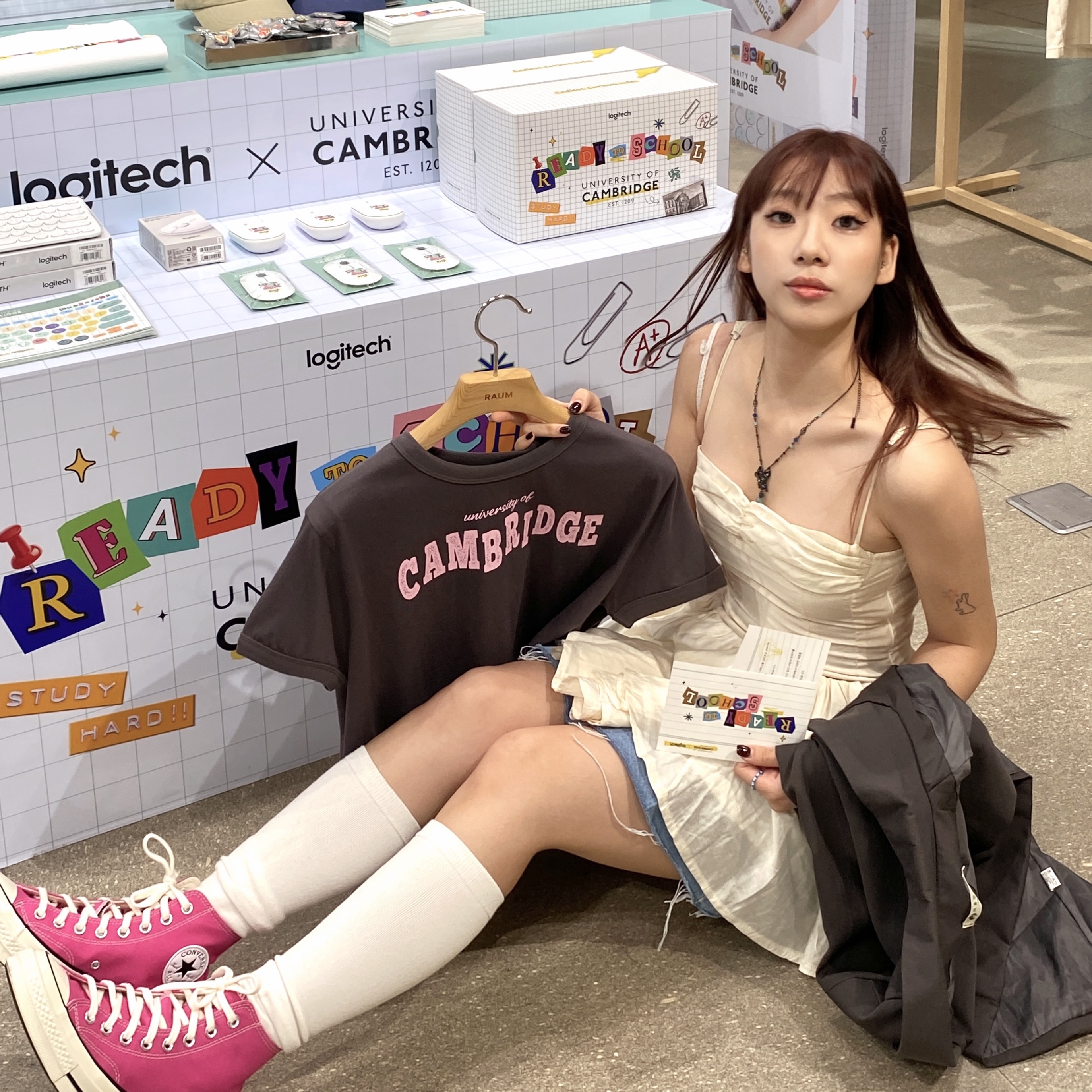 Converse Chuck 70 High Vintage Canvas Pink 착용 스타일 - 1