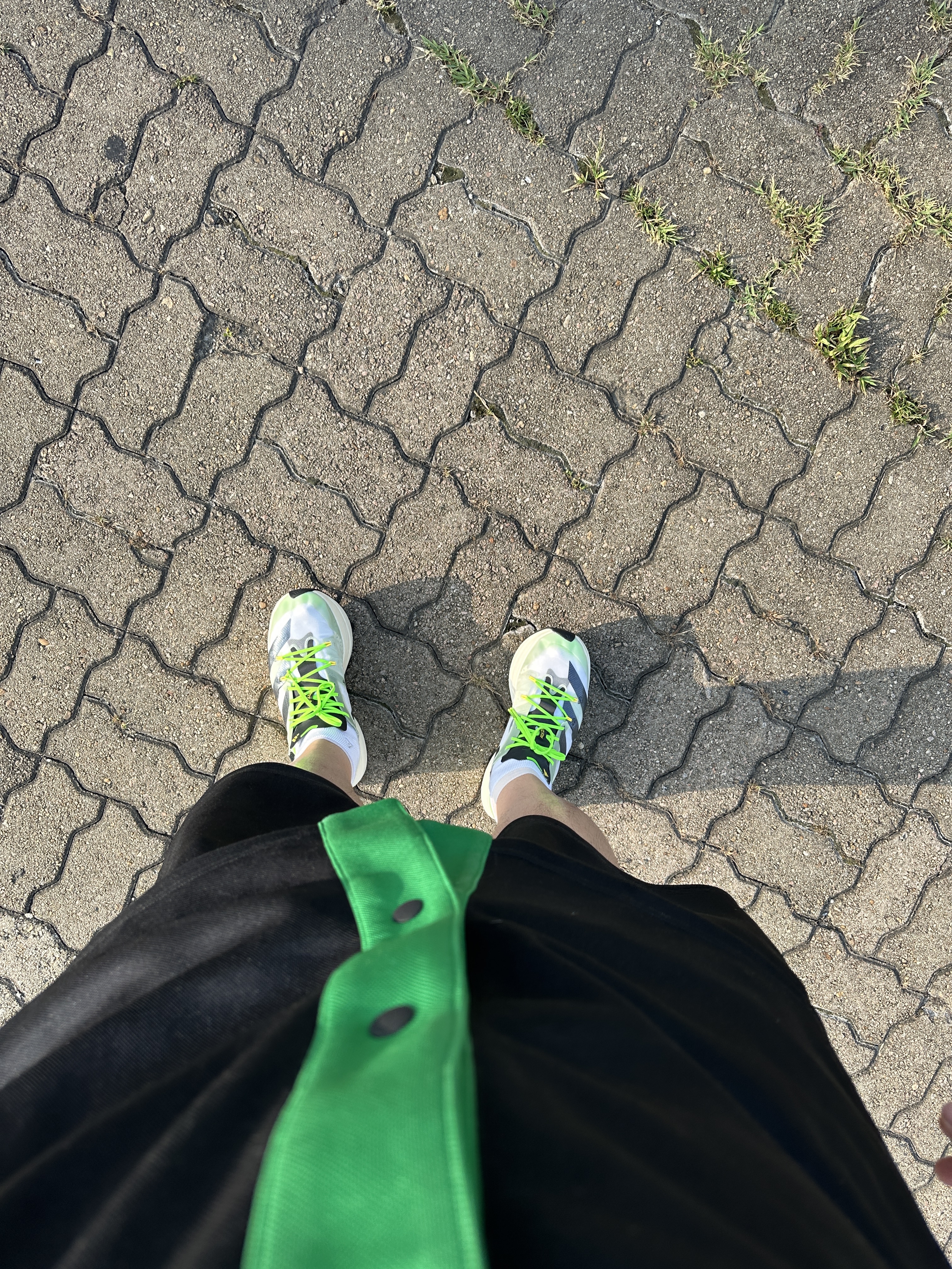 Adidas Adizero Prime X Linen Green 착용 스타일