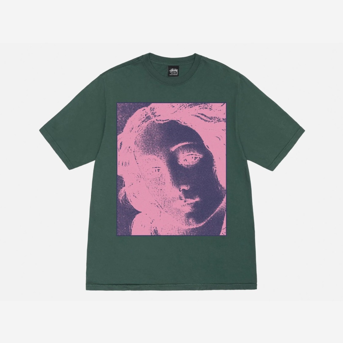 Stussy Venus Pigment Dyed T-Shirt Forest 상세 이미지 1