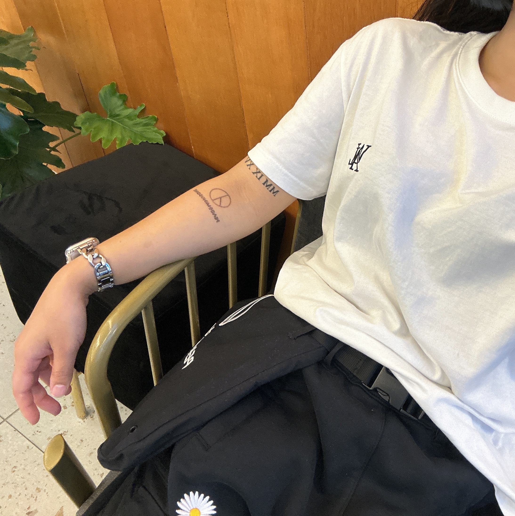 Nike x Peaceminusone Wide Pants Black (DR0096-010) 착용 스타일
