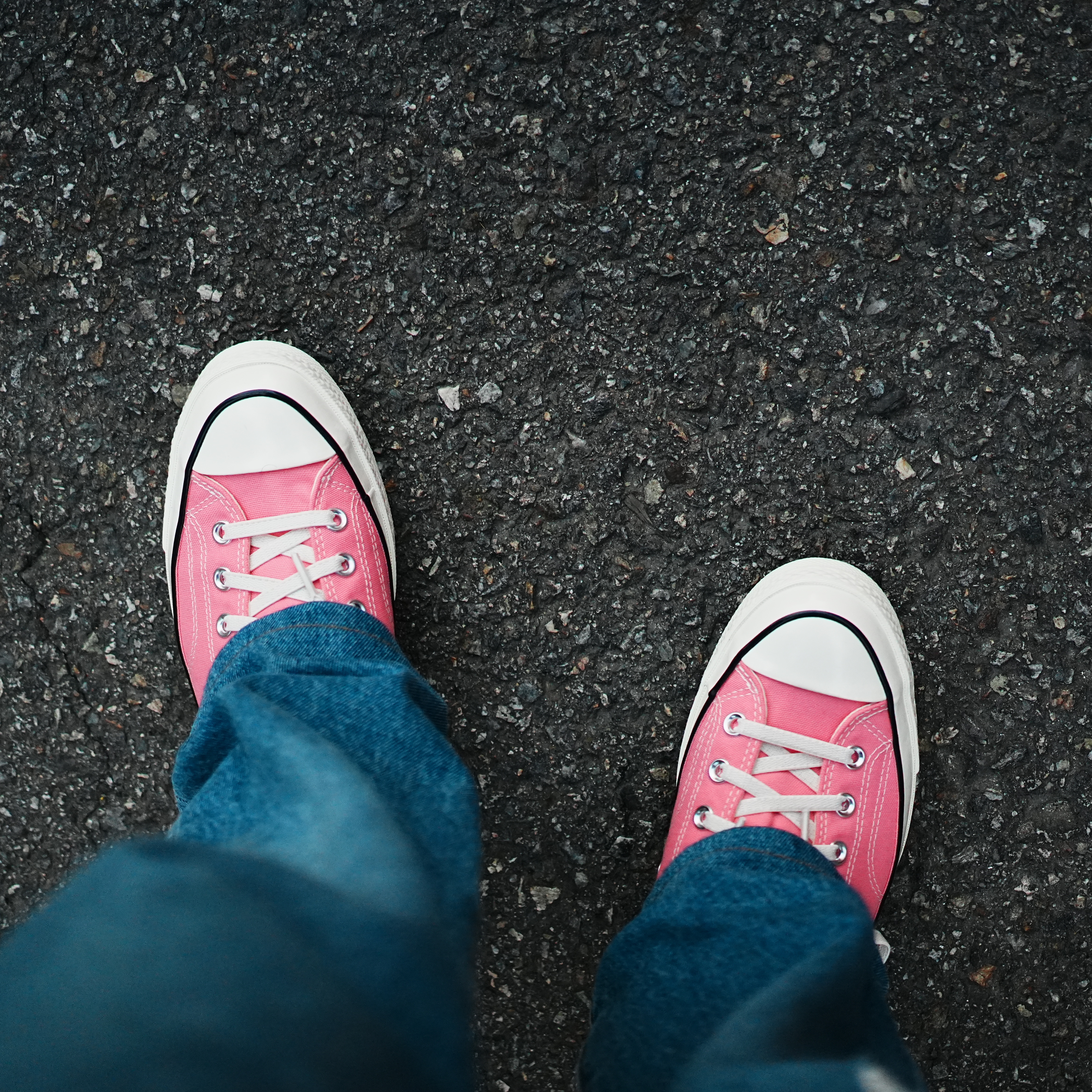 Converse Chuck 70 High Vintage Canvas Pink 착용 스타일