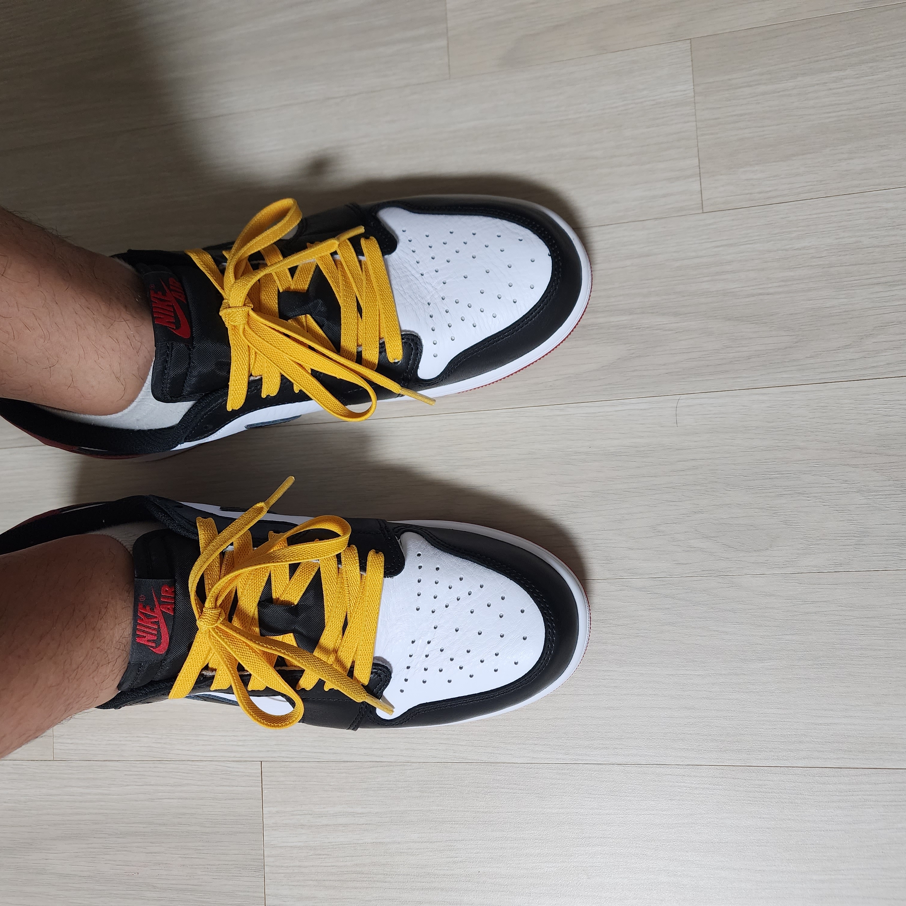 Jordan 1 Retro Low OG Black Toe 착용 스타일