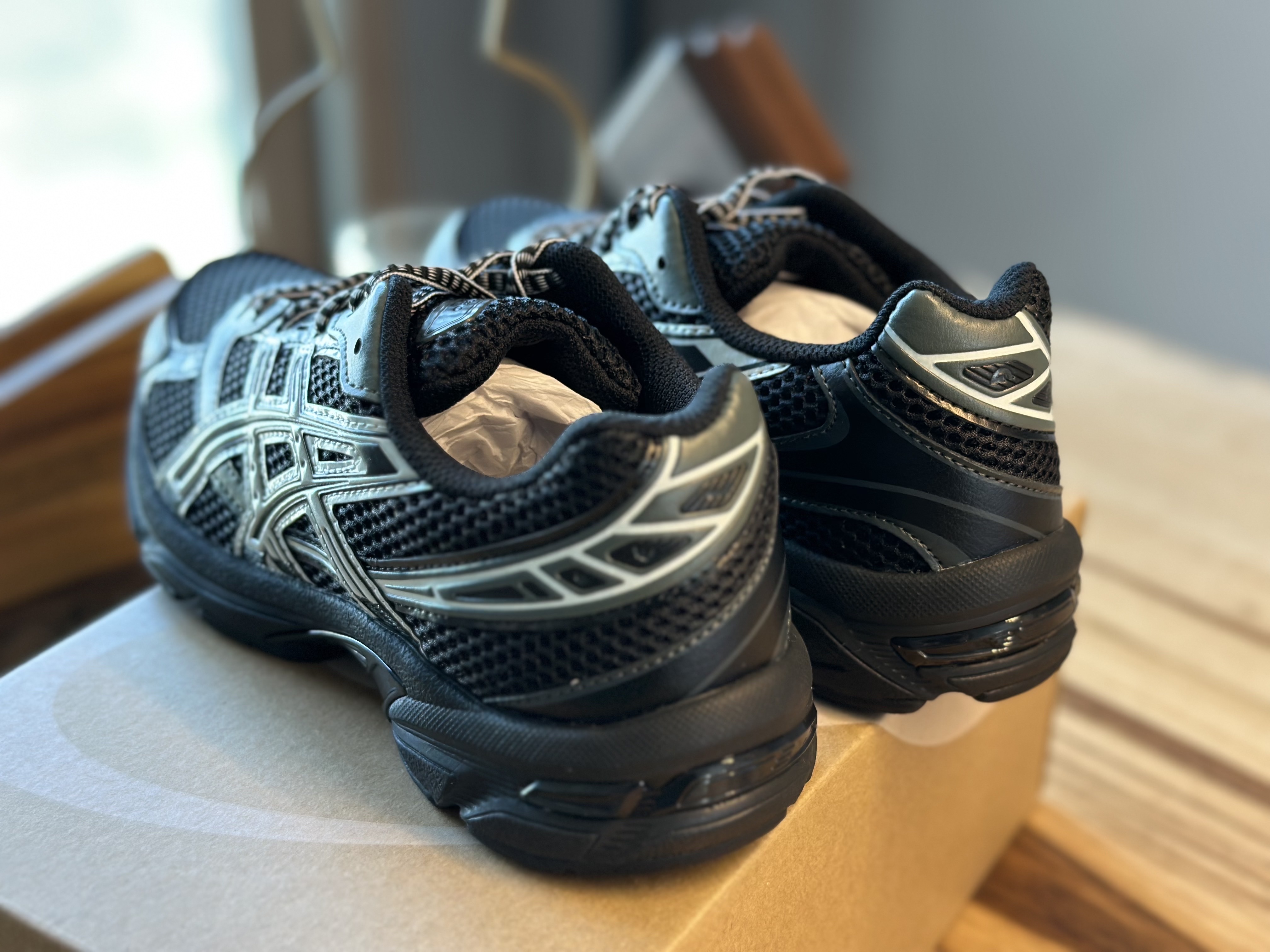 Asics Gel-1130 Black Glacier Grey - Folder Exclusive 착용 스타일 - 4