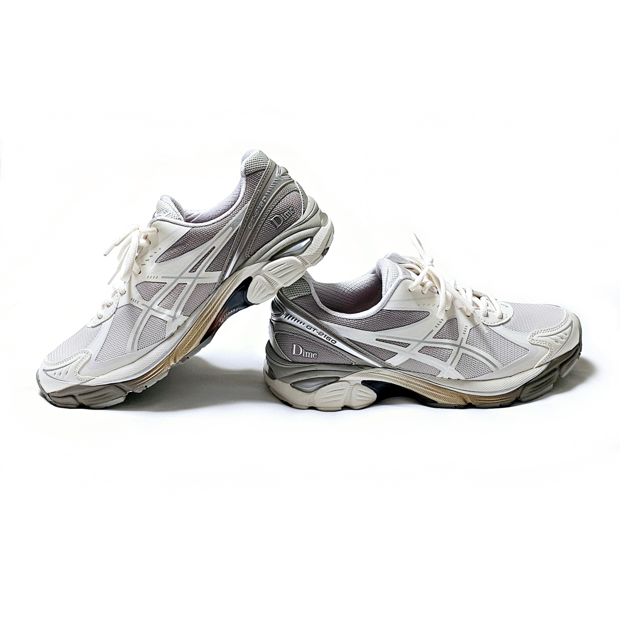 Asics x Dime GT-2160 Arctic Wolf London Fog 착용 스타일 - 3