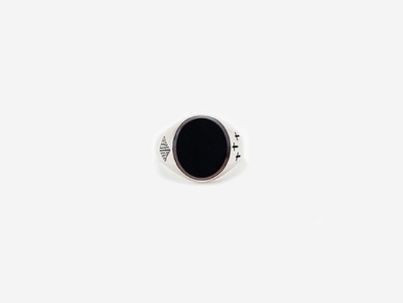 Frica Contact Ring 3 Small Silver, Frica Contact Ring 2 Small Silver 착용 스타일 - 1