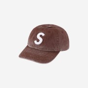 Supreme Pigment Print S Logo 6-Panel Brown - 23FW