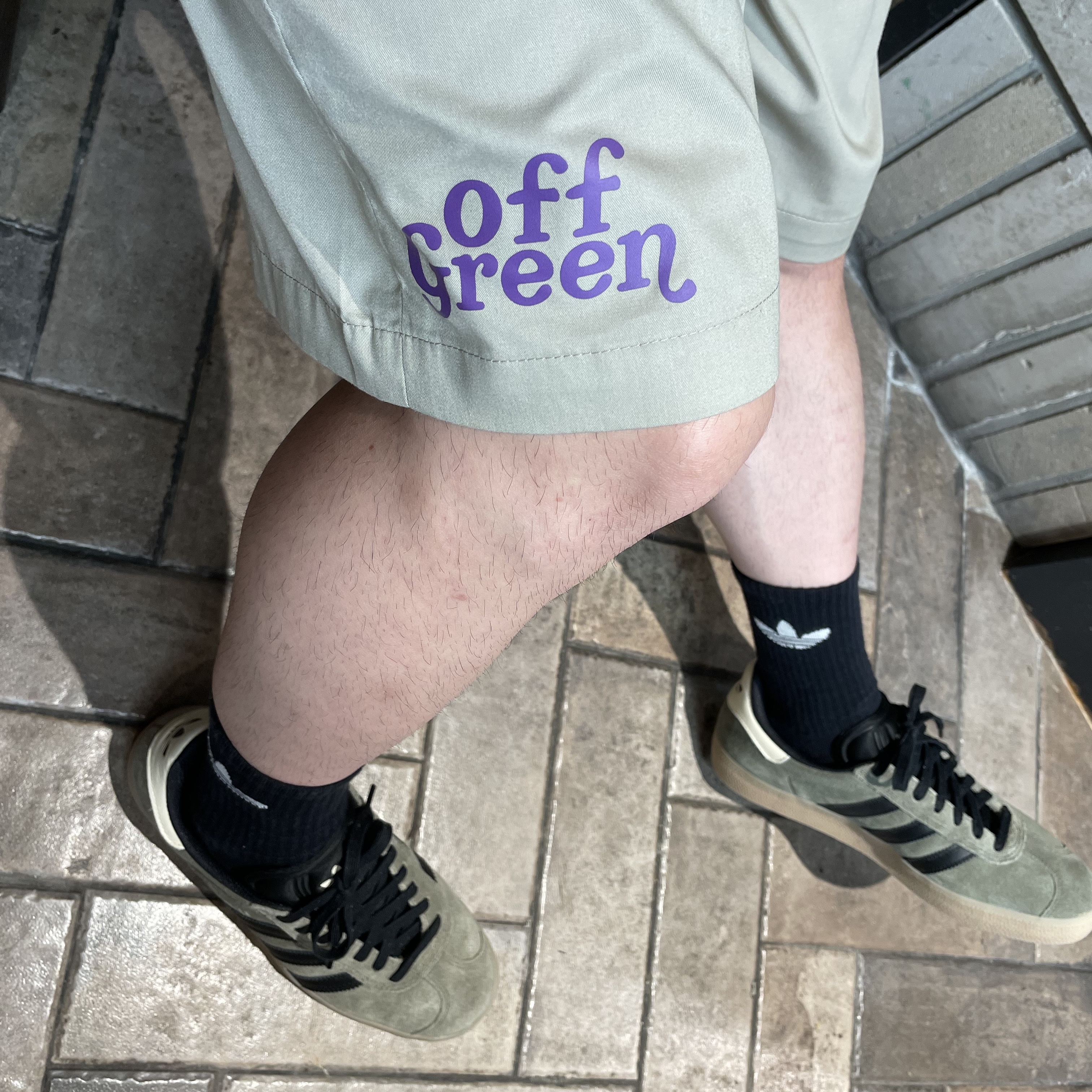 Adidas Gazelle ADV Olive Strata Core Black 착용 스타일