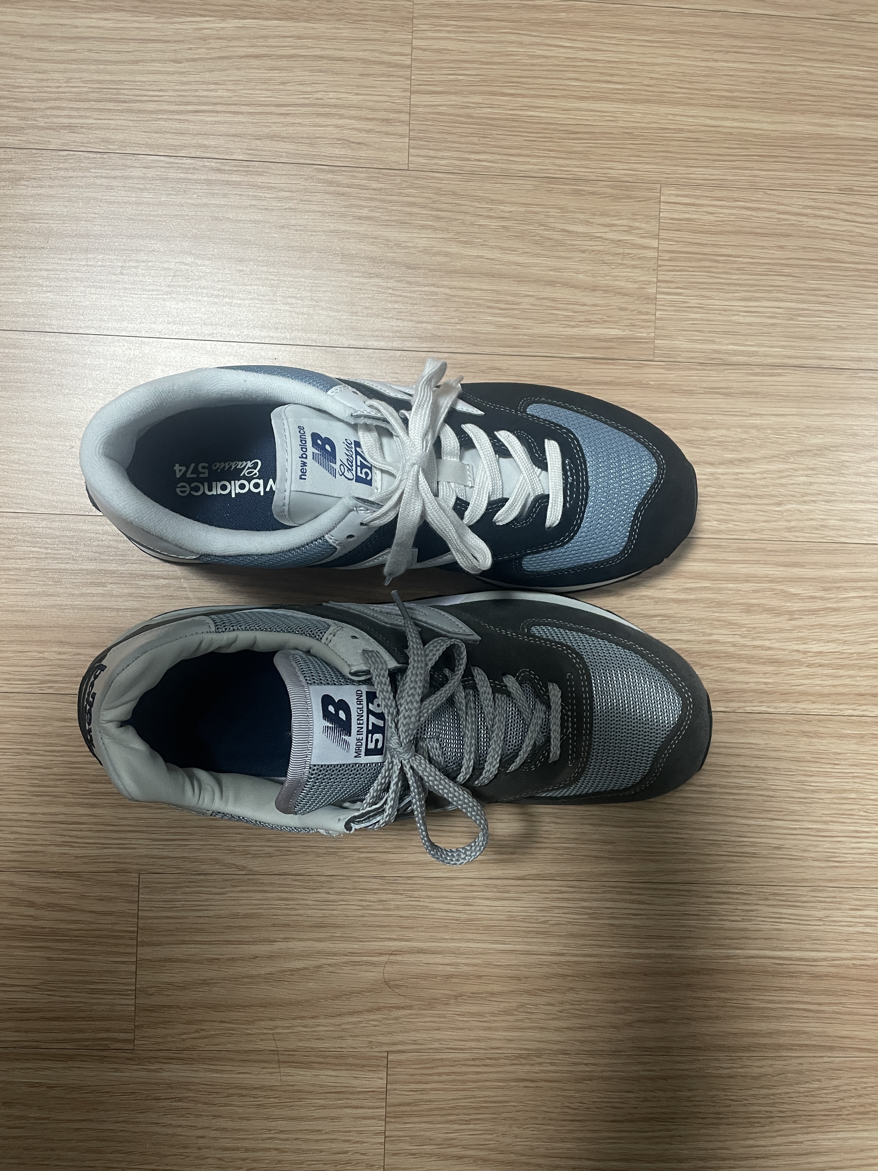 New Balance 574 Vintage Pack Navy, New Balance 574 Legacy Navy 착용 스타일 - 4
