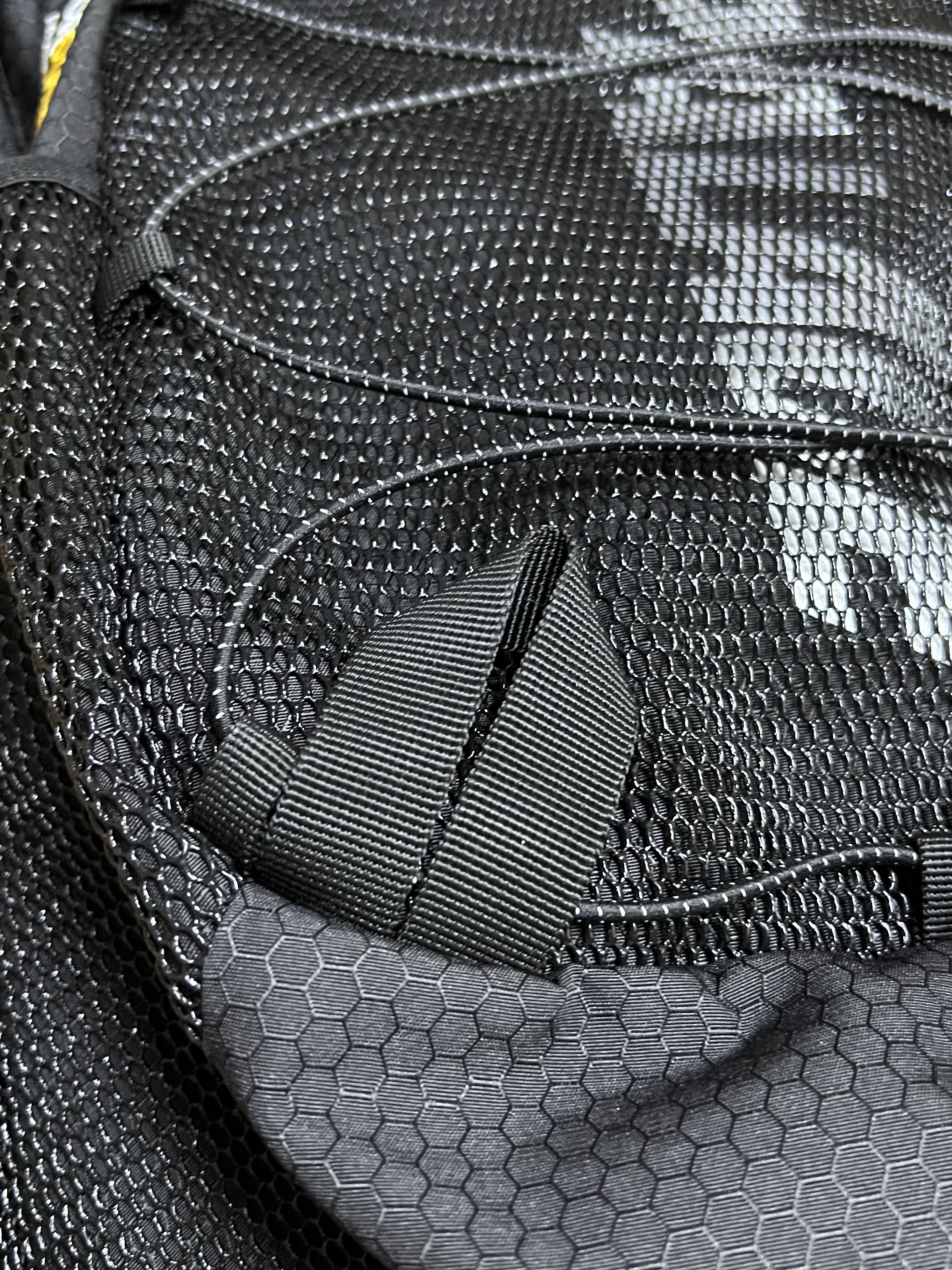 Palace Cordura Eco Hex Ripstop Backpack Black - 23FW 착용 스타일 - 4