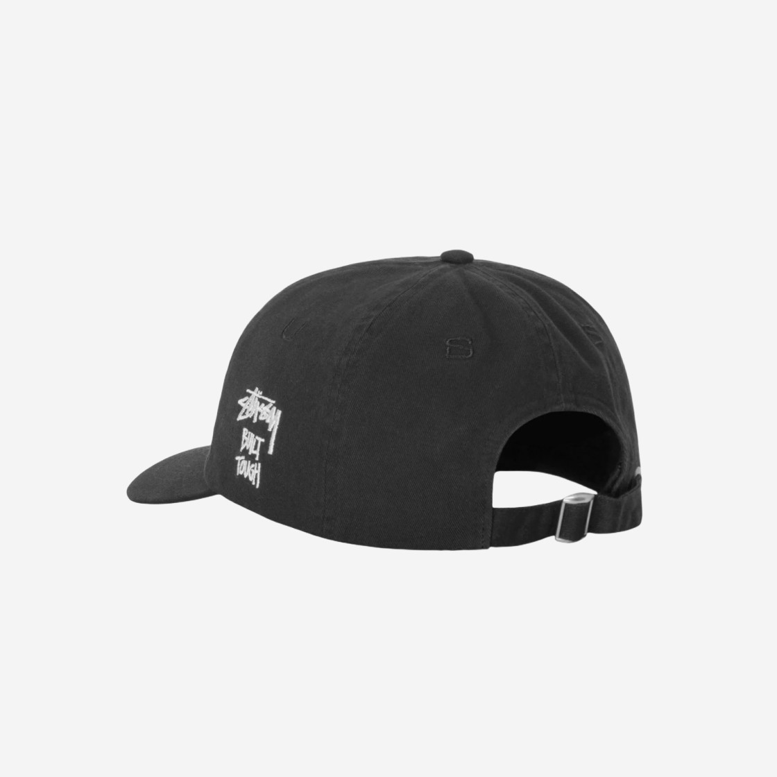 Stussy Built Tough Low Pro Strapback Cap Black 상세 이미지 3