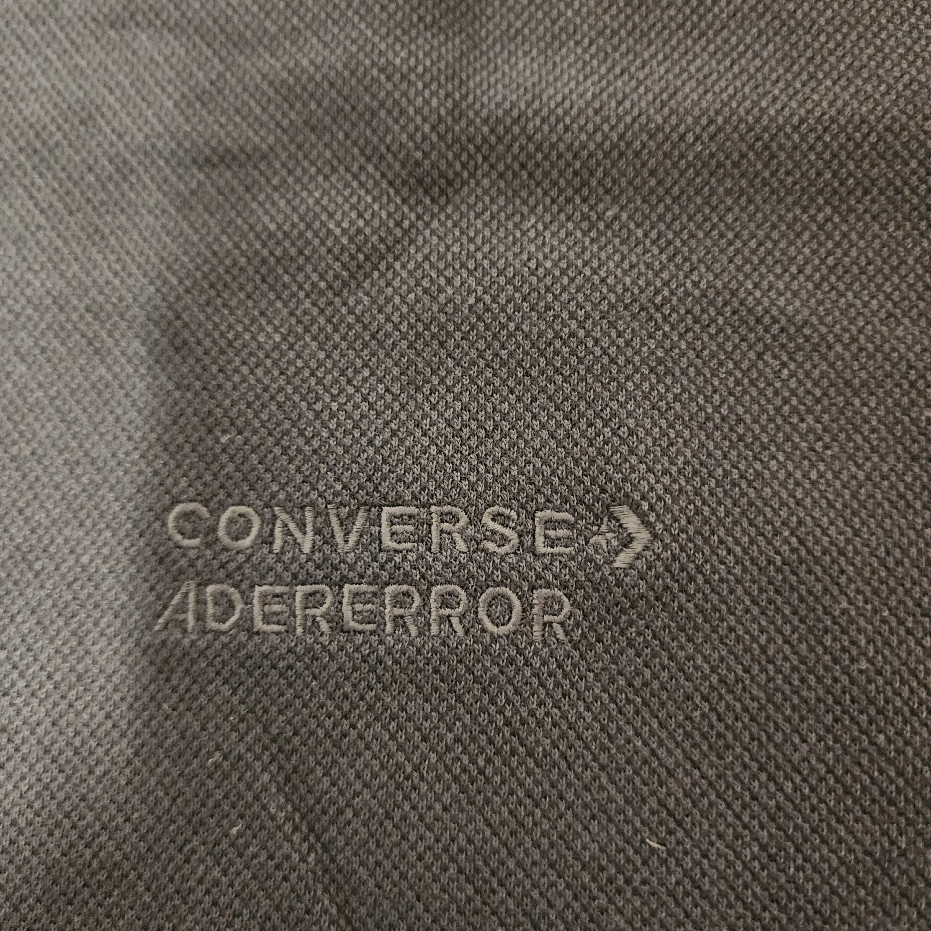 Converse x Ader Error Shapes Polo Black 착용 스타일 - 4