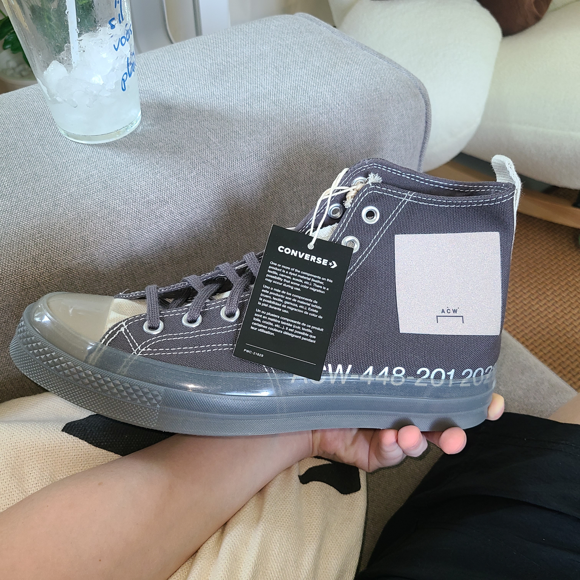 Converse x A-Cold-Wall Chuck 70 Hi Pavement 착용 스타일