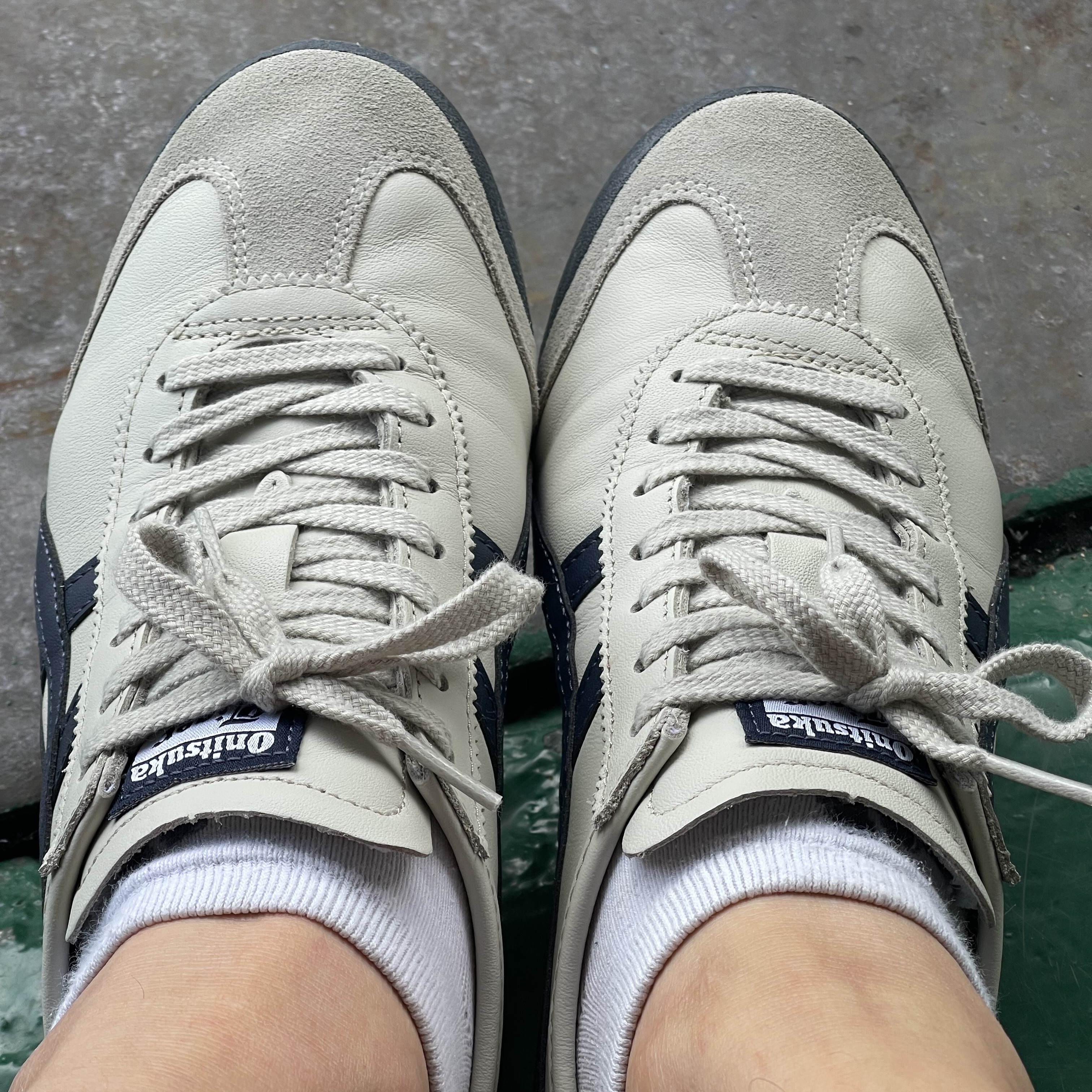 Onitsuka Tiger Mexico 66 Birch 착용 스타일 - 2