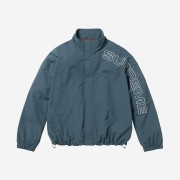 Supreme Spellout Embroidered Track Jacket Dark Blue - 23FW