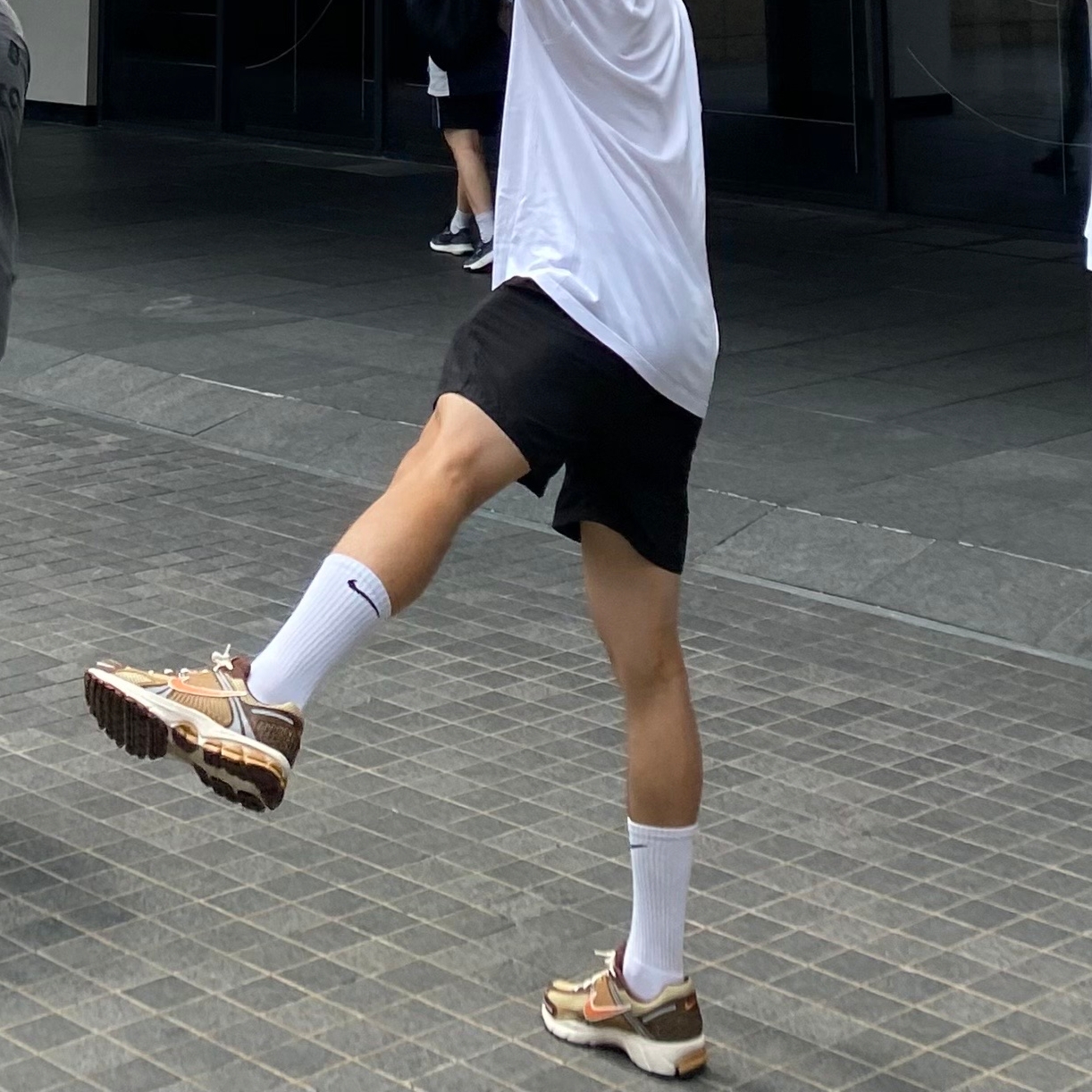 Nike Zoom Vomero 5 Wheat Grass and Cacao Wow 착용 스타일