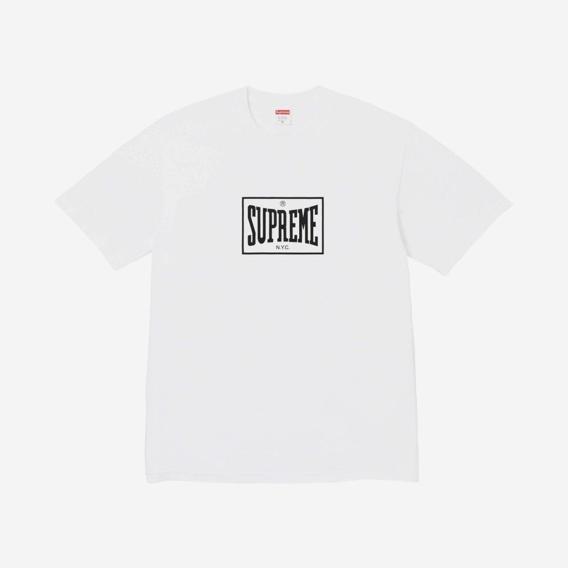 Supreme Warm Up T-Shirt White - 23FW 상세 이미지 1