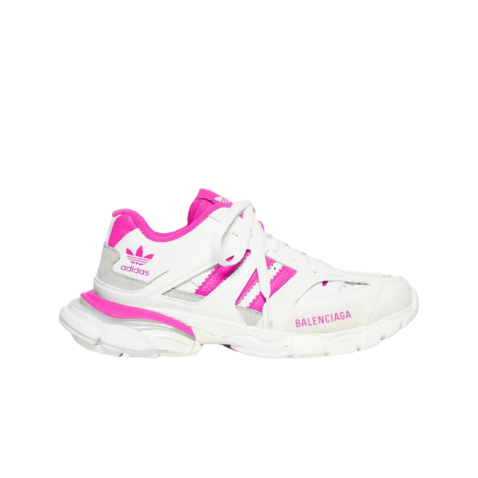 (W) Balenciaga x Adidas Track Forum Low Top Sneakers White