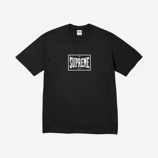 슈프림 웜업 티셔츠 블랙 - 23FW