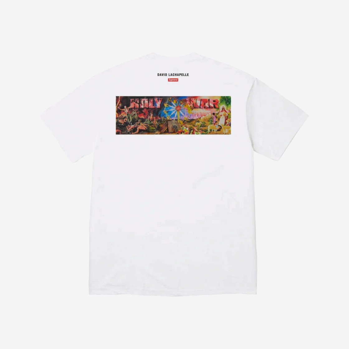 Supreme Holy War T-Shirt White - 23FW 상세 이미지 2