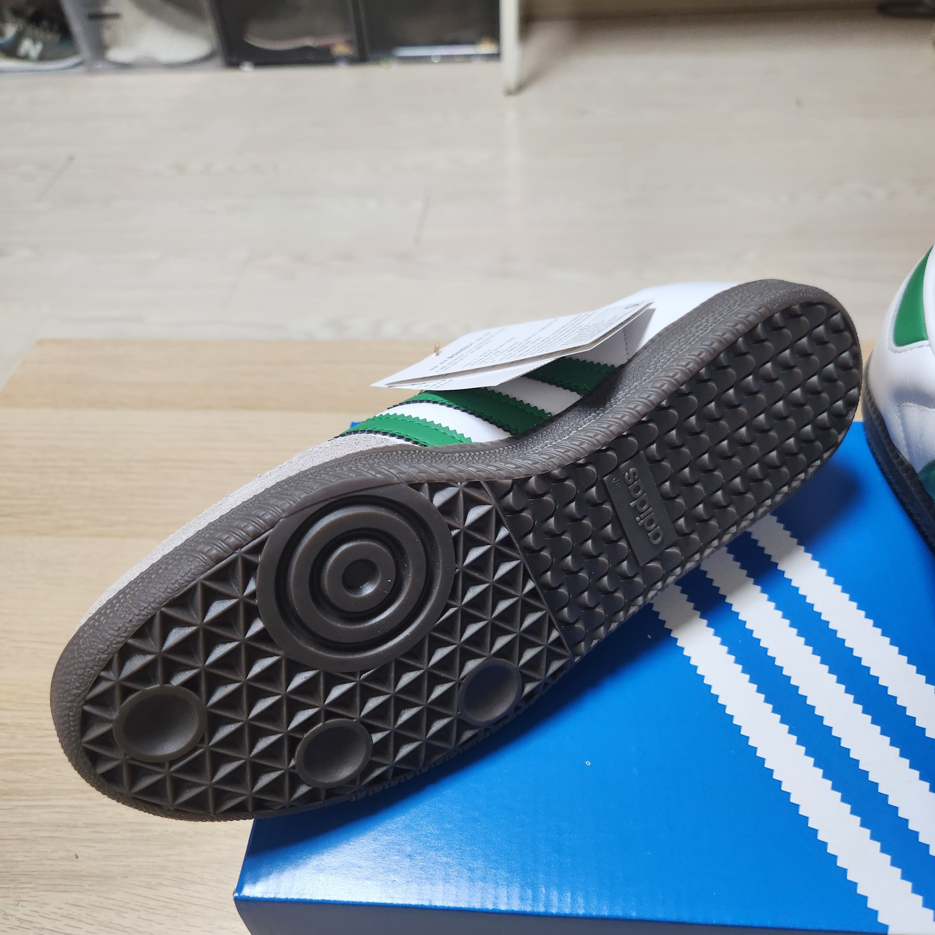 Adidas Samba OG White Green 착용 스타일 - 5