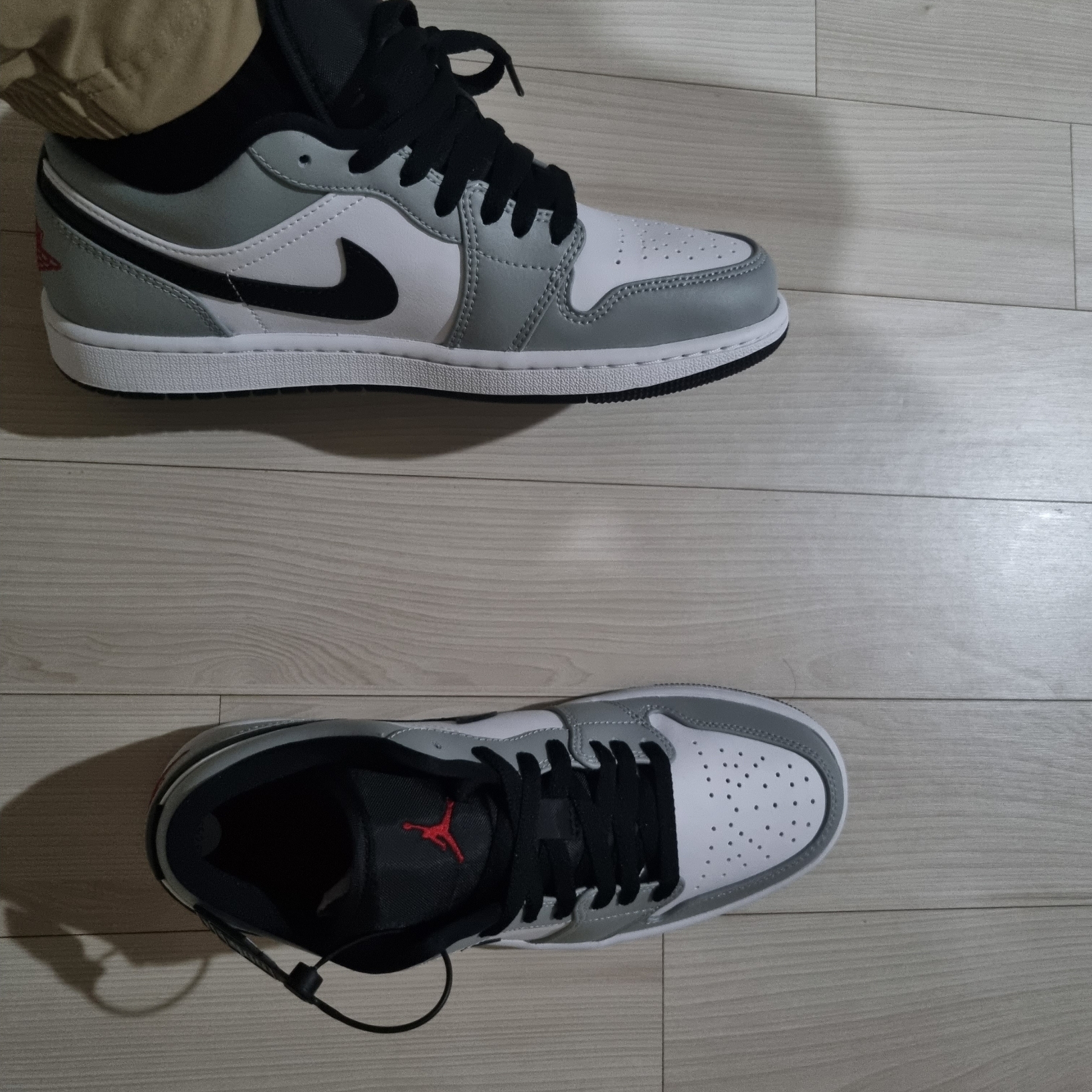 Jordan 1 Low Light Smoke Grey 착용 스타일