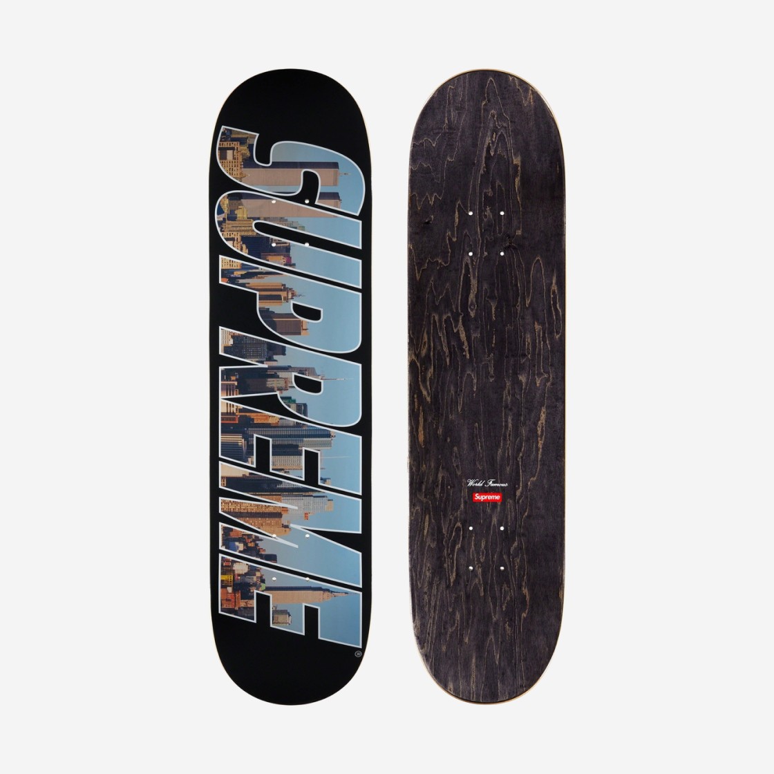 Supreme Gotham Skateboard Black - 23FW 상세 이미지 1