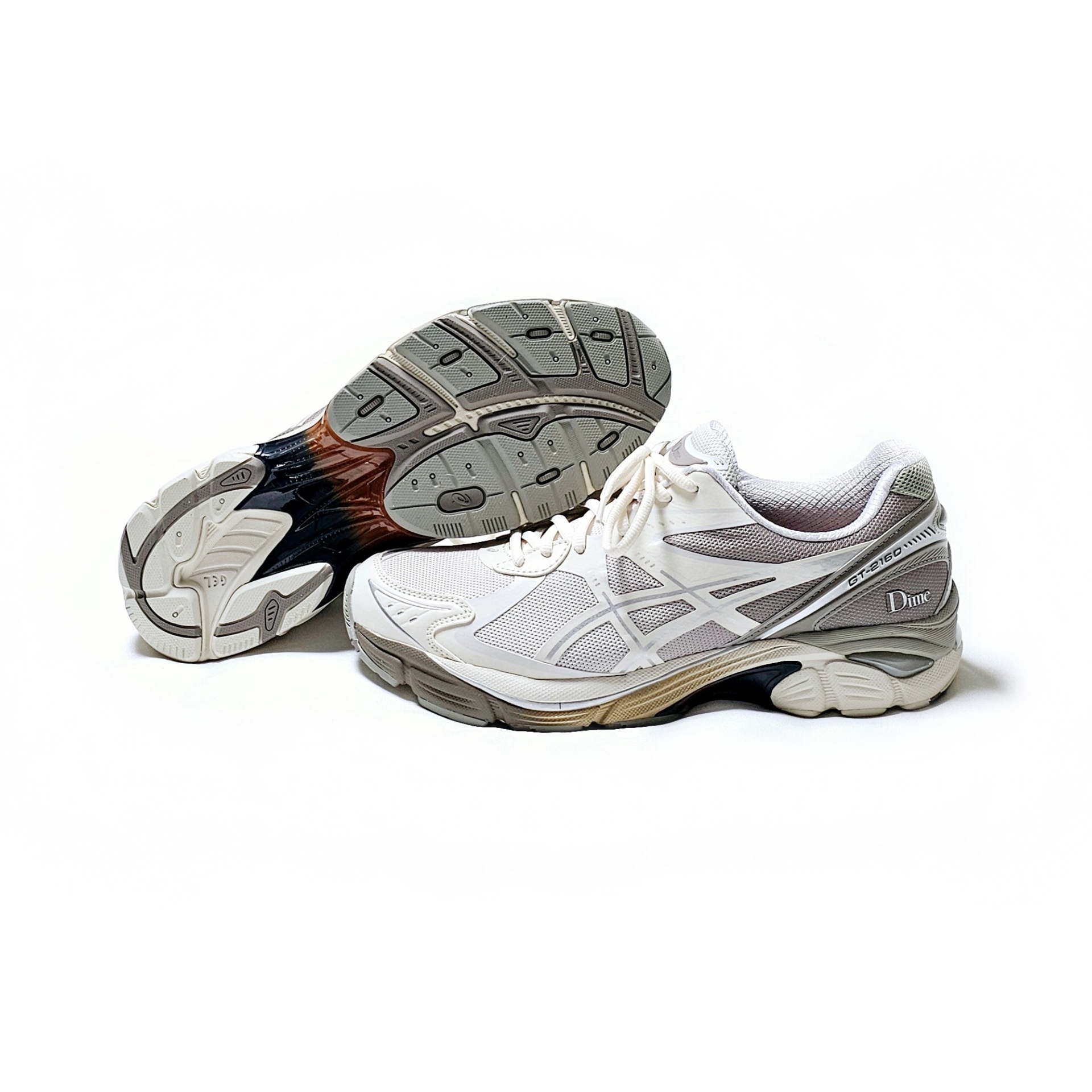 Asics x Dime GT-2160 Arctic Wolf London Fog 착용 스타일 - 1