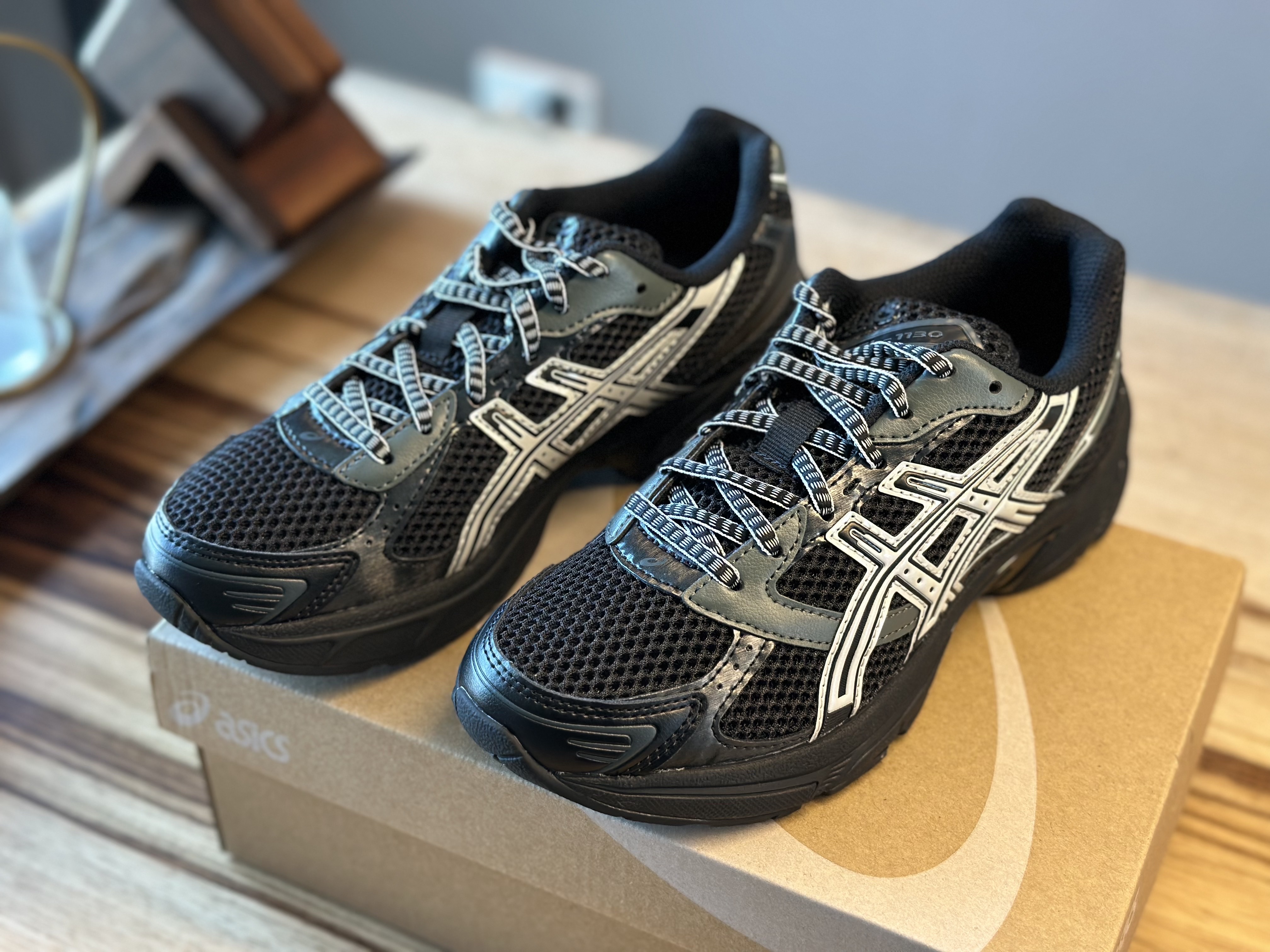 Asics Gel-1130 Black Glacier Grey - Folder Exclusive 착용 스타일 - 2