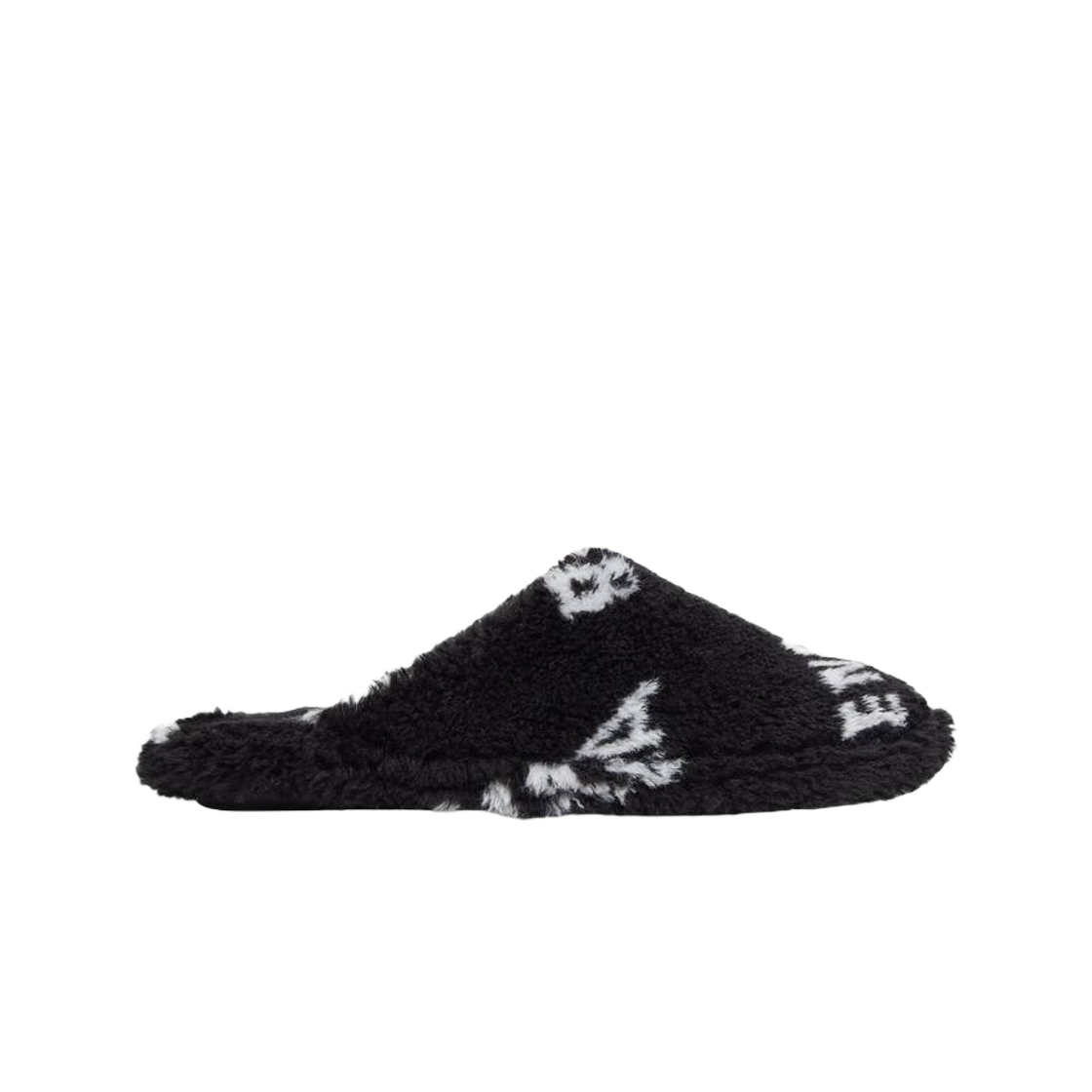 발렌시아가 퍼리 클로스드 올오버 로고 블랙(Balenciaga Furry Closed Allover Logo Black) - 1