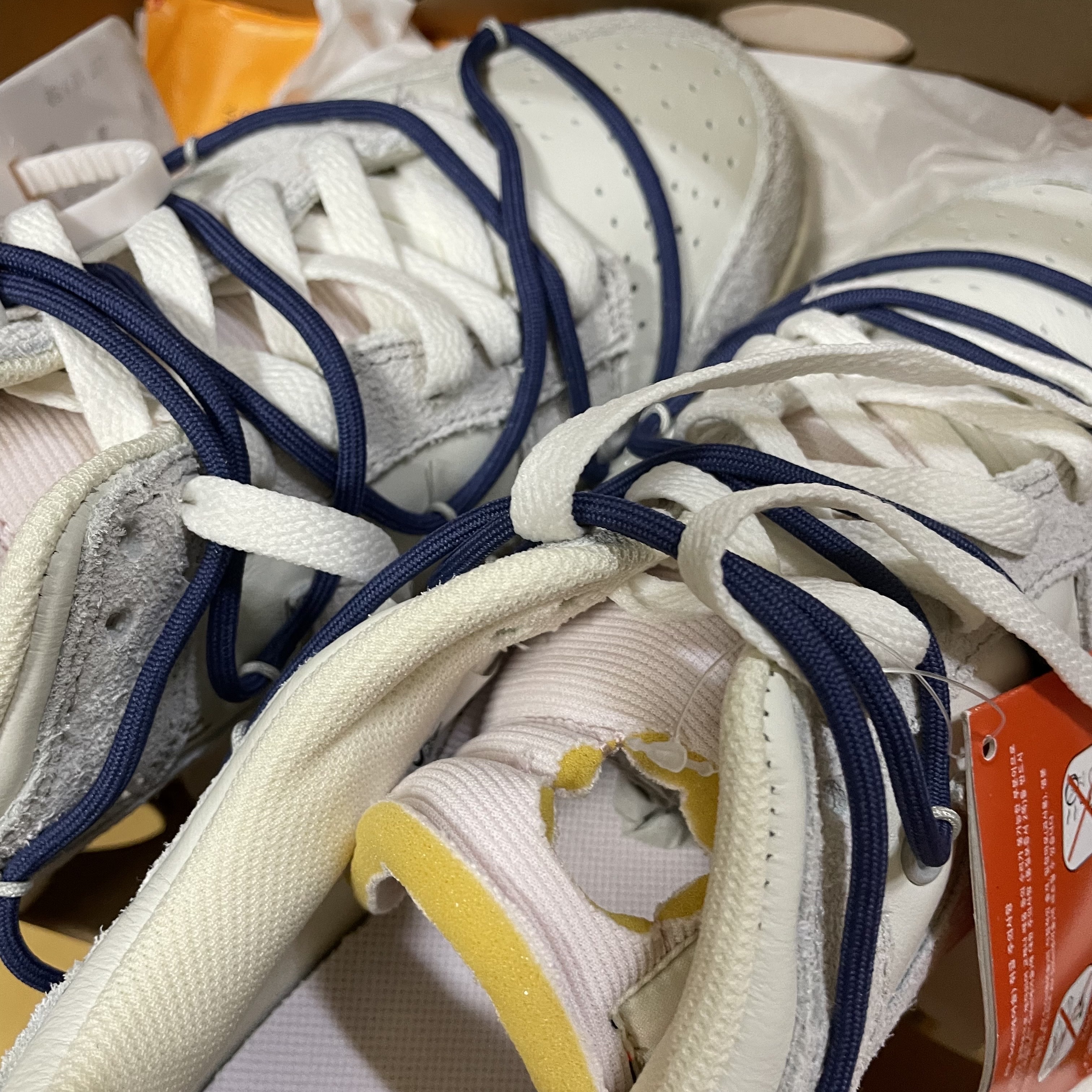 Nike x Off-White Dunk Low The 50 - Lot 18 착용 스타일