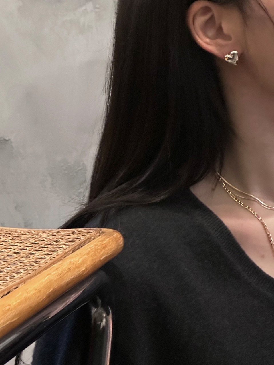 Maman et Fille Women Petit Ami Earrings Yellow, Maman et Fille Women Petit Ami Earrings 착용 스타일 - 2