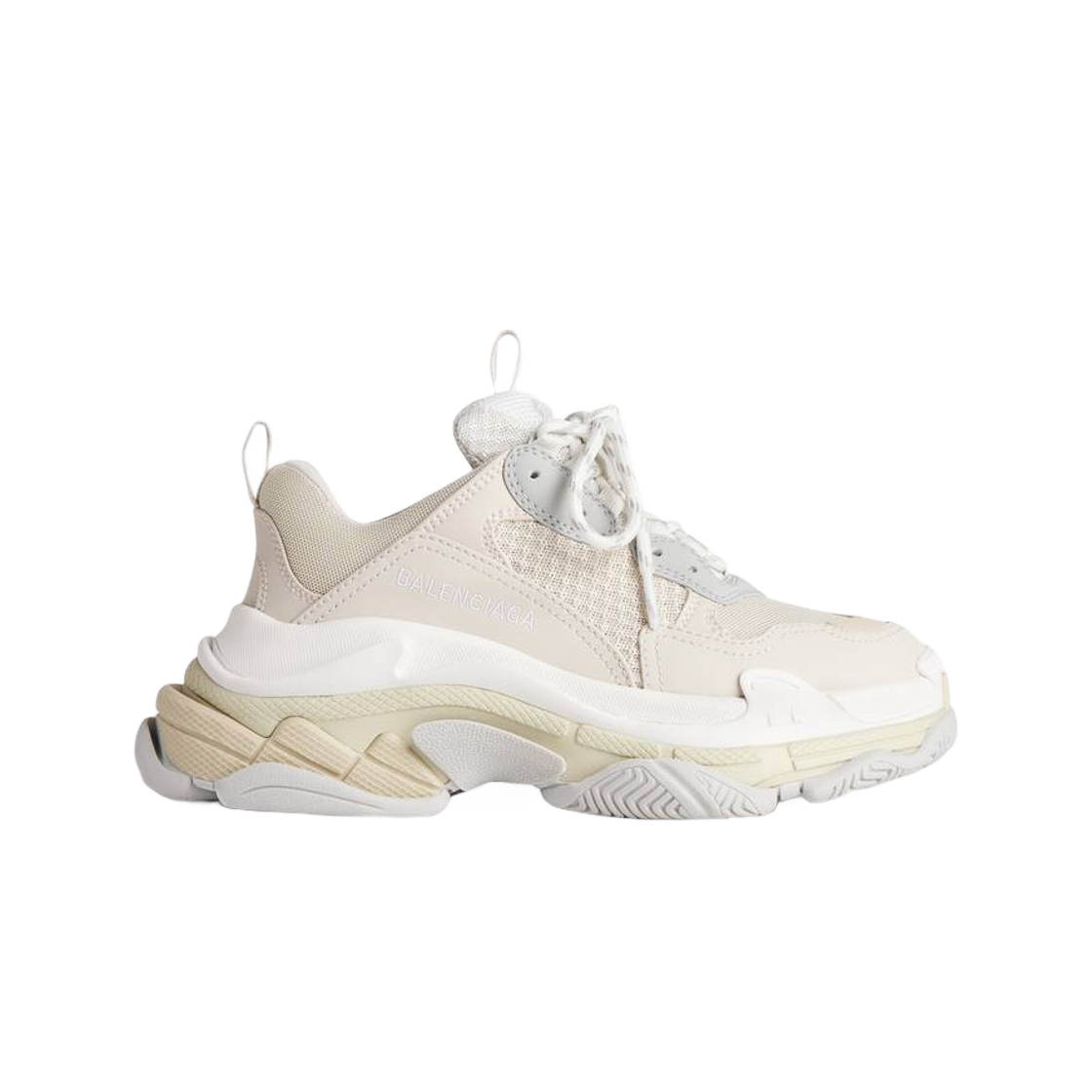 536737W2FW49790 Balenciaga Triple S Sneakers Off White - 대표 이미지 #1
