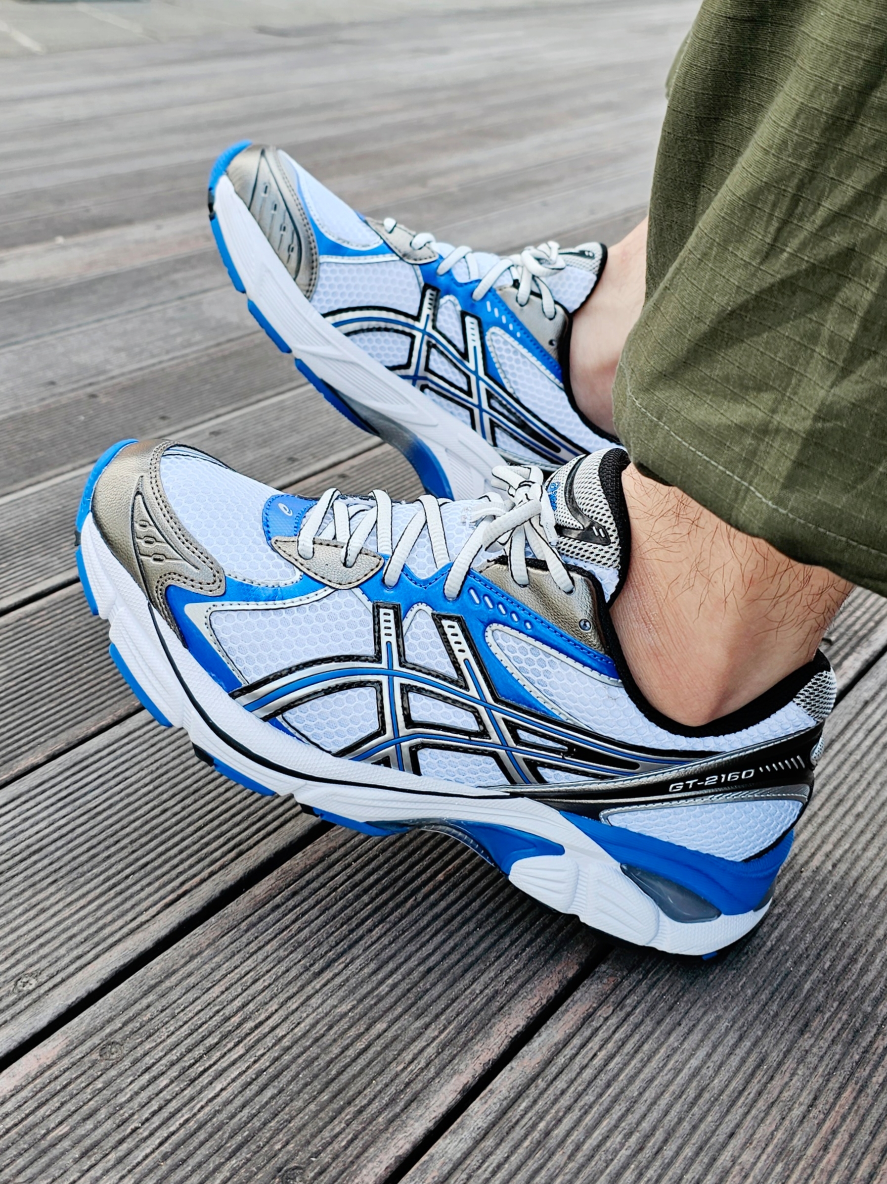 Asics GT-2160 White Illusion Blue 착용 스타일