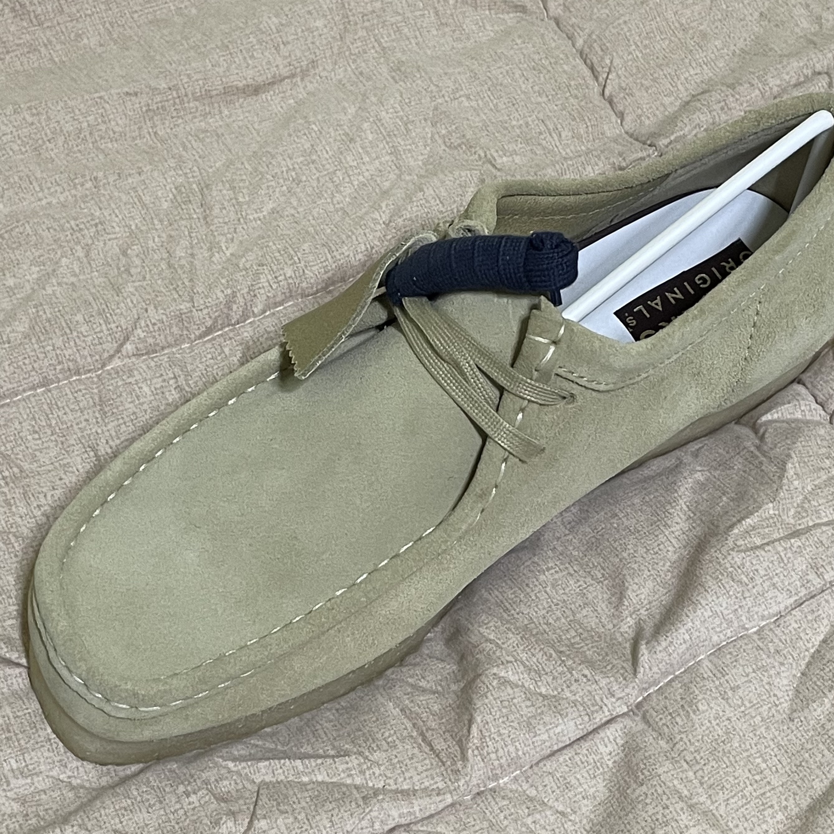 Clarks Wallabee Maple Suede 착용 스타일