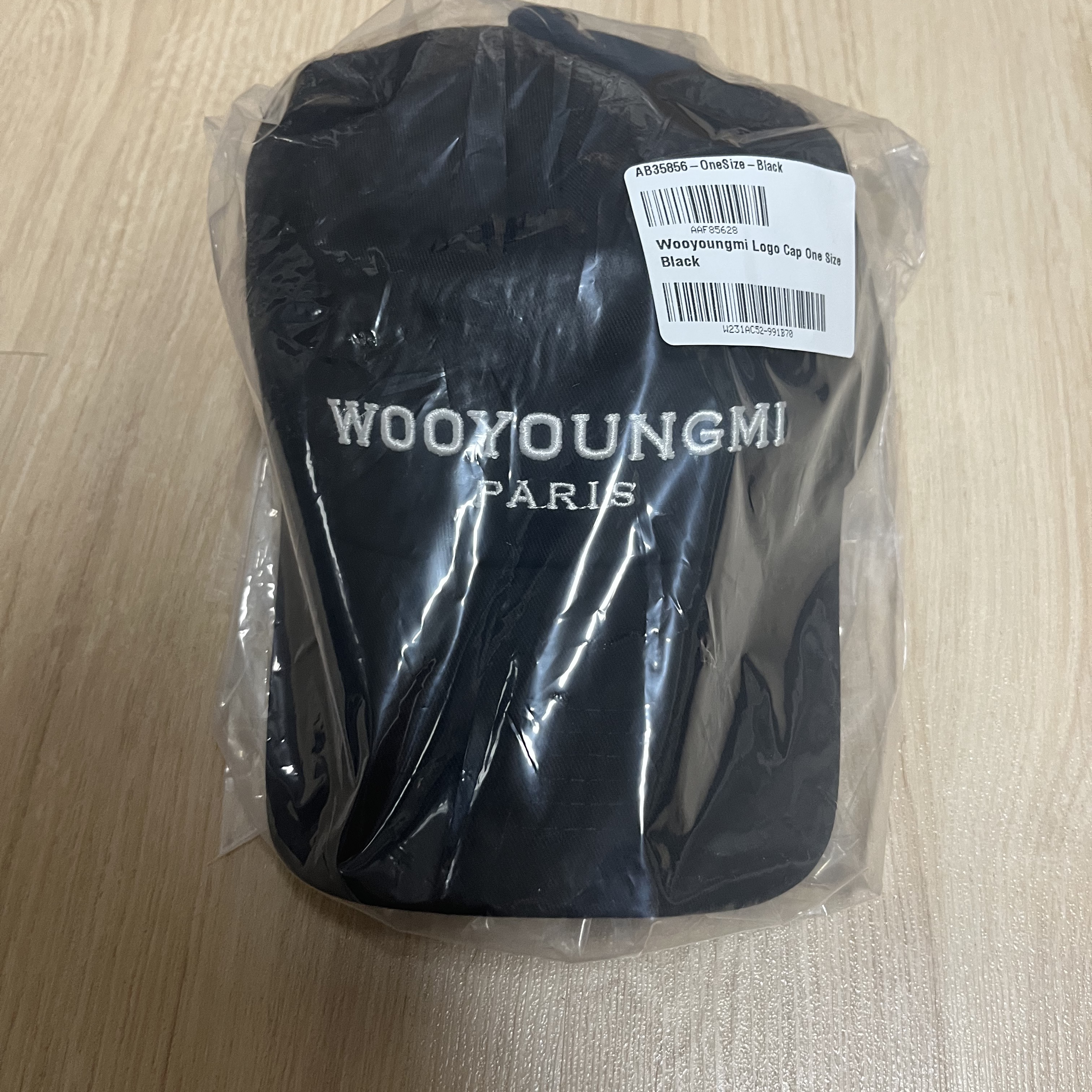 Wooyoungmi Embroidered Ball Cap Black - 23SS 착용 스타일
