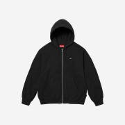 Supreme Small Box Zip Up Hooded Sweatshirt Black - 23FW