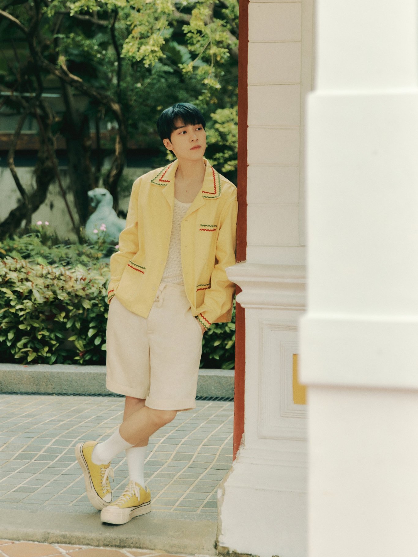 Visvim Skagway Lo G.Patten Mustard 착용 스타일