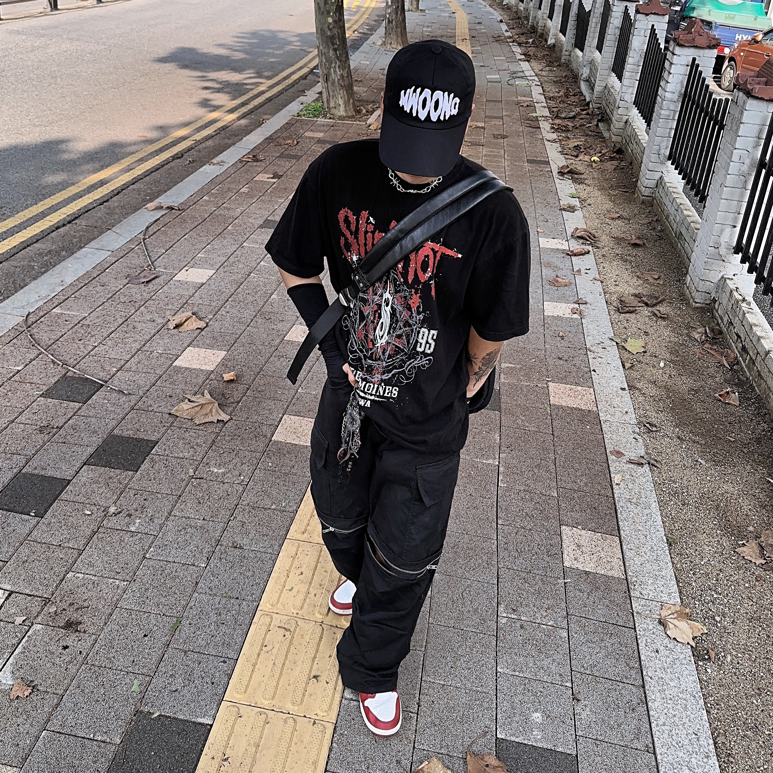 Jordan 1 Mid Chicago 2020 착용 스타일 - 1