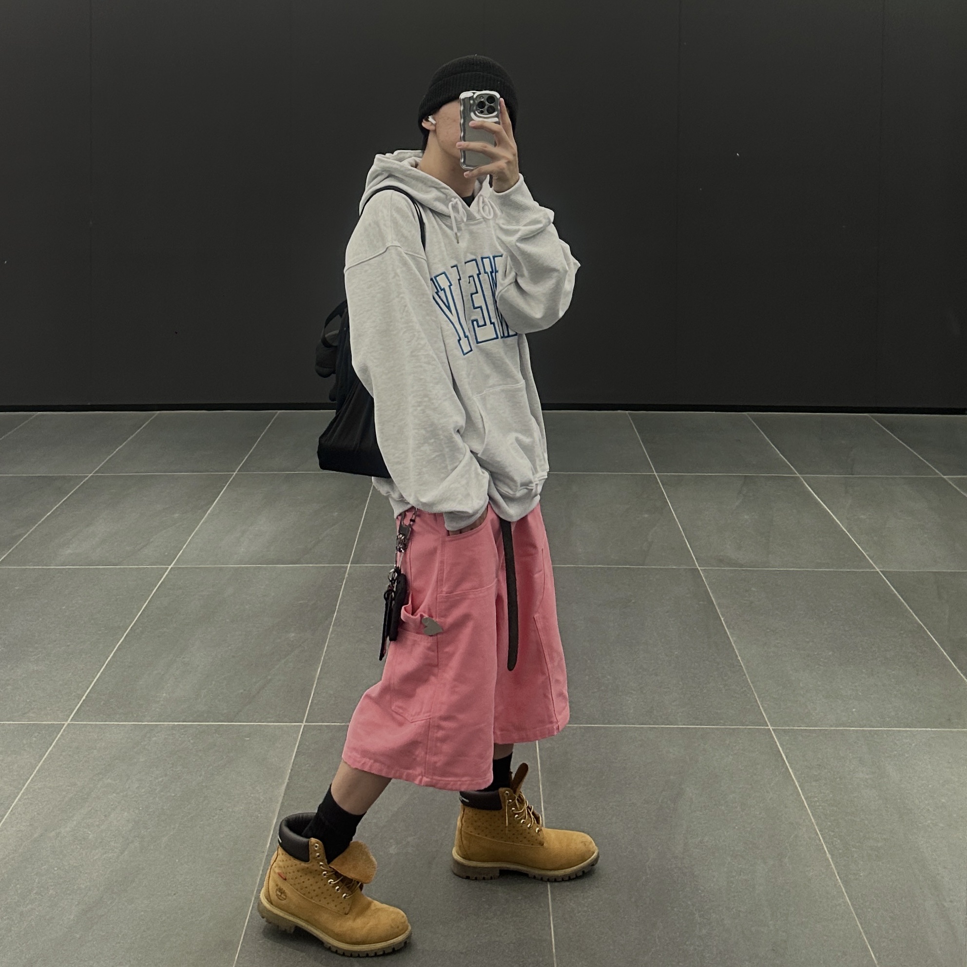 Timberland x Comme des Garcons Shirt x Supreme 6 Inch Boot Wheat - Medium 착용 스타일 - 1