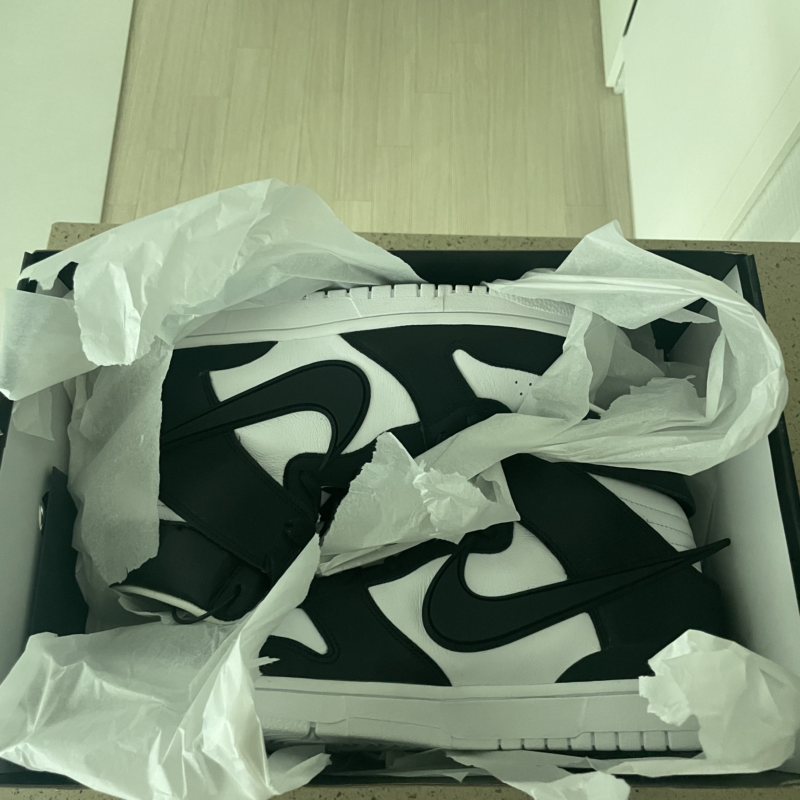 Nike x Ambush Dunk High Black 착용 스타일 - 5