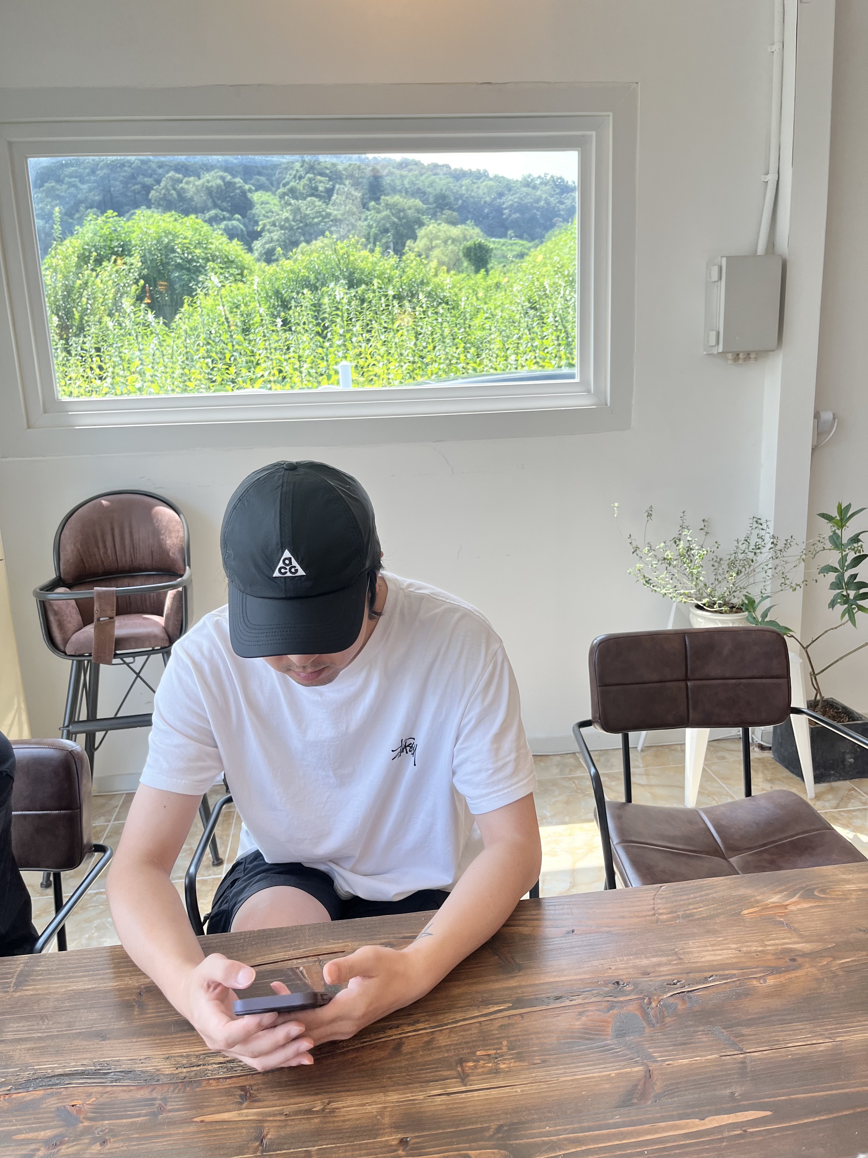 Nike ACG Trail Cap Black 착용 스타일