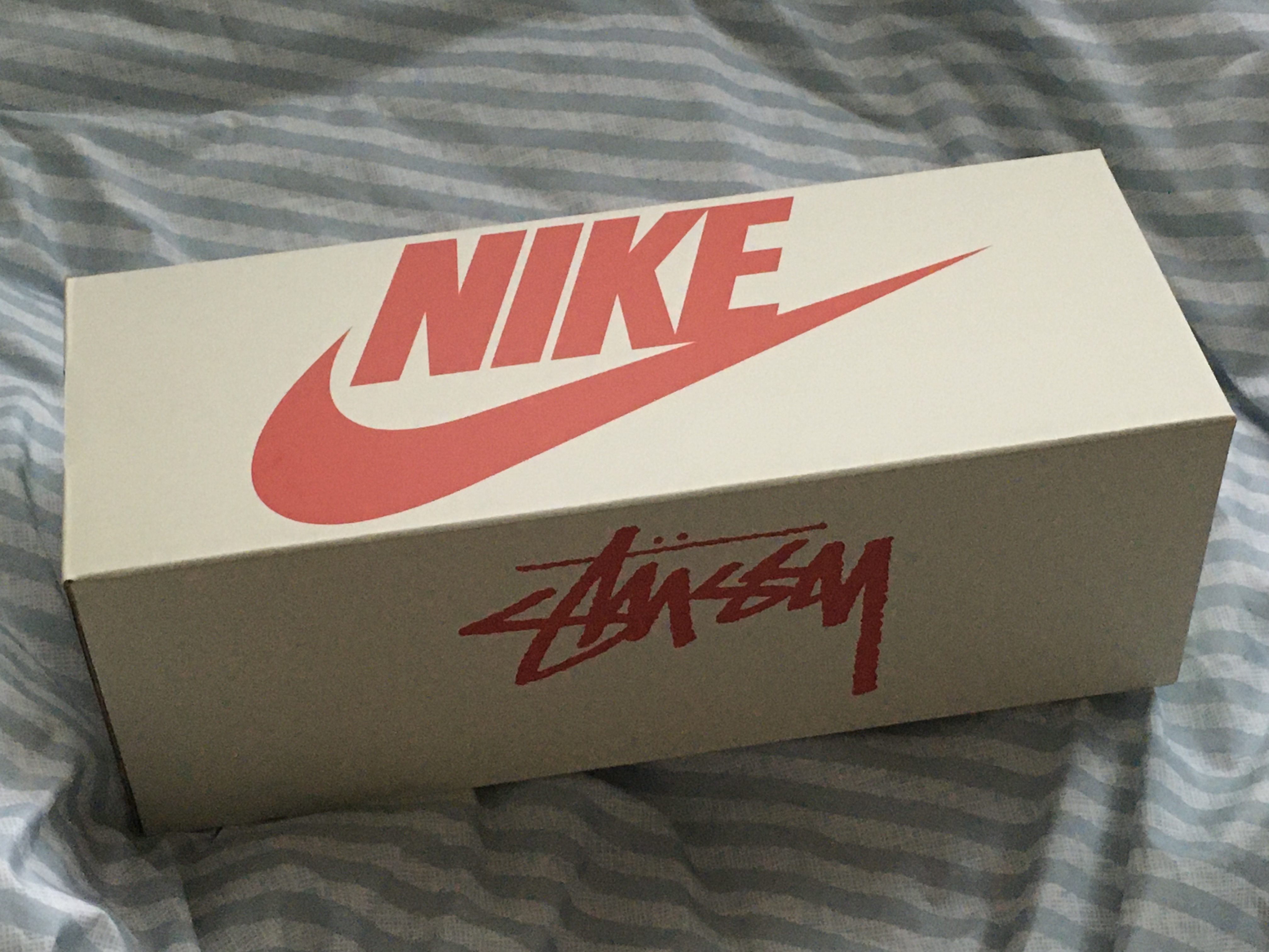 Nike x Stussy Benassi Slide Sail 착용 스타일 - 2