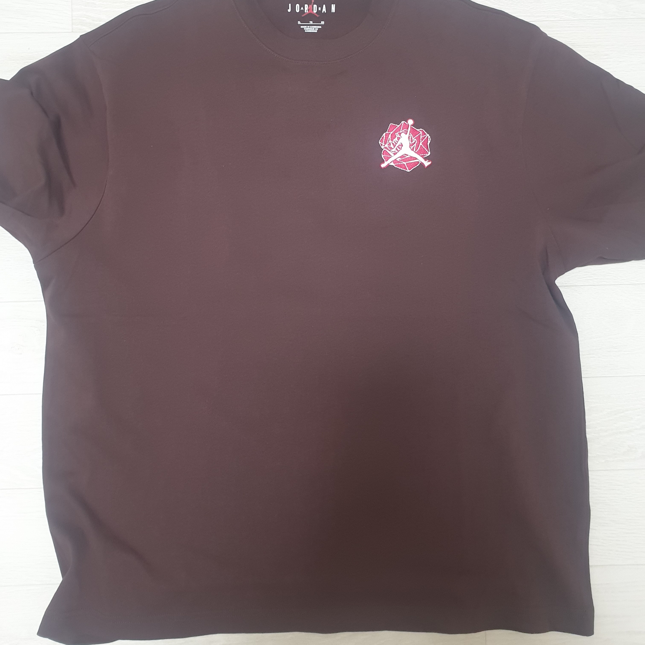 (W) Jordan x Teyana Taylor Vintage T-Shirt Earth - Asia 착용 스타일 - 1